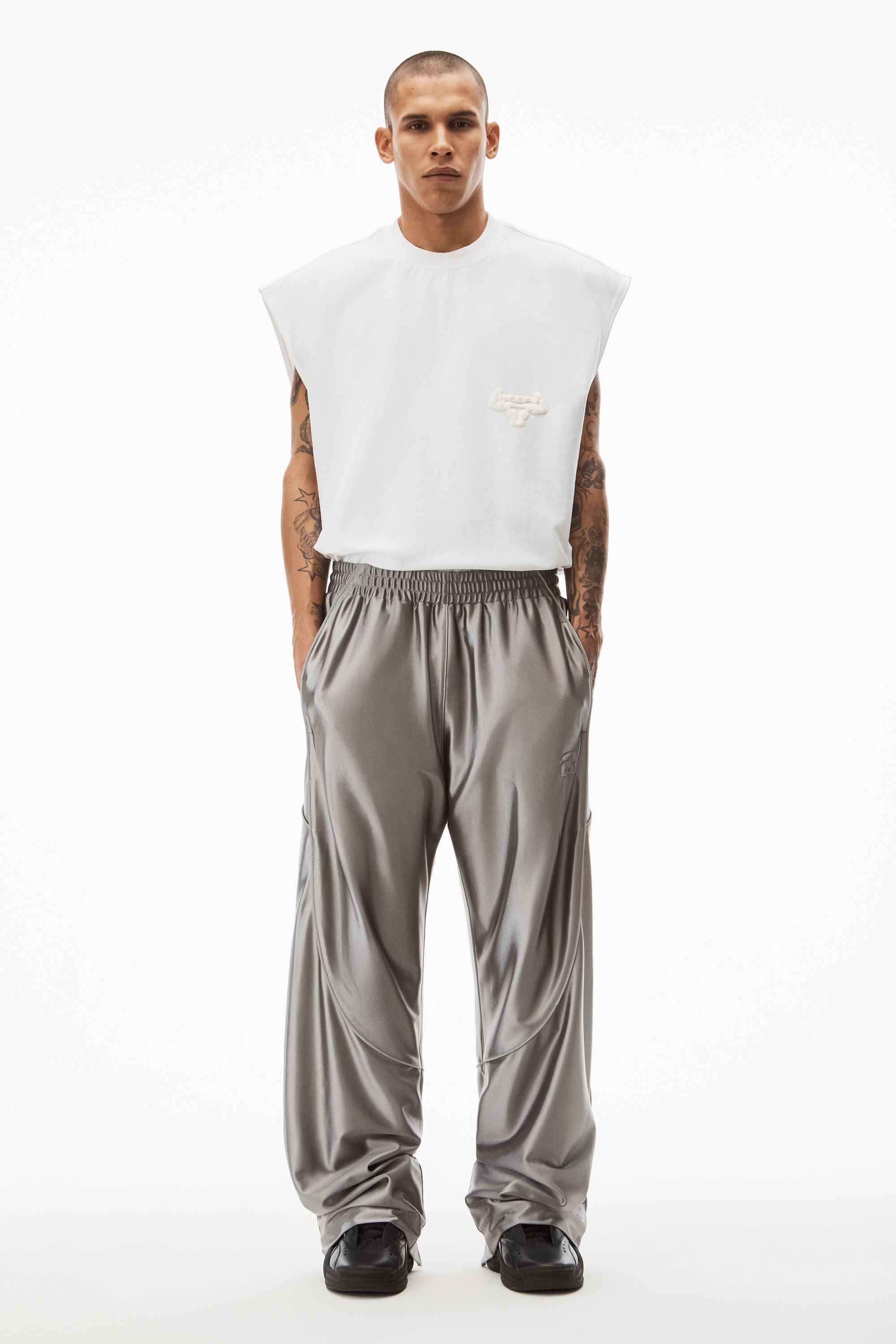 パンツ Alexander Wang Jersey Sport Pants Alexander Wang Satin Jersey Track Pants | Nordstrom