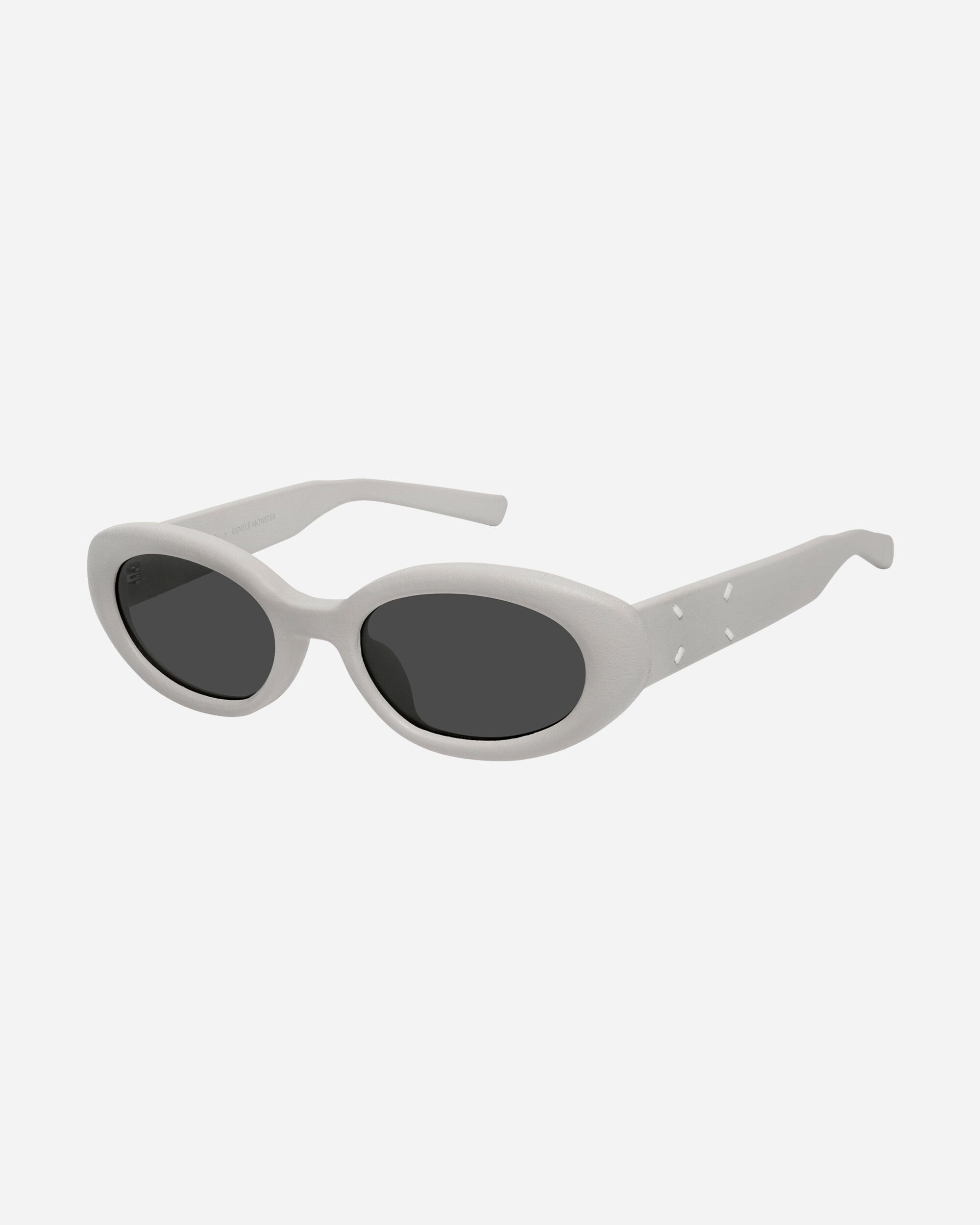 Maison Margiela MM107 Leather LIV1 Sunglasses Ivory - 3