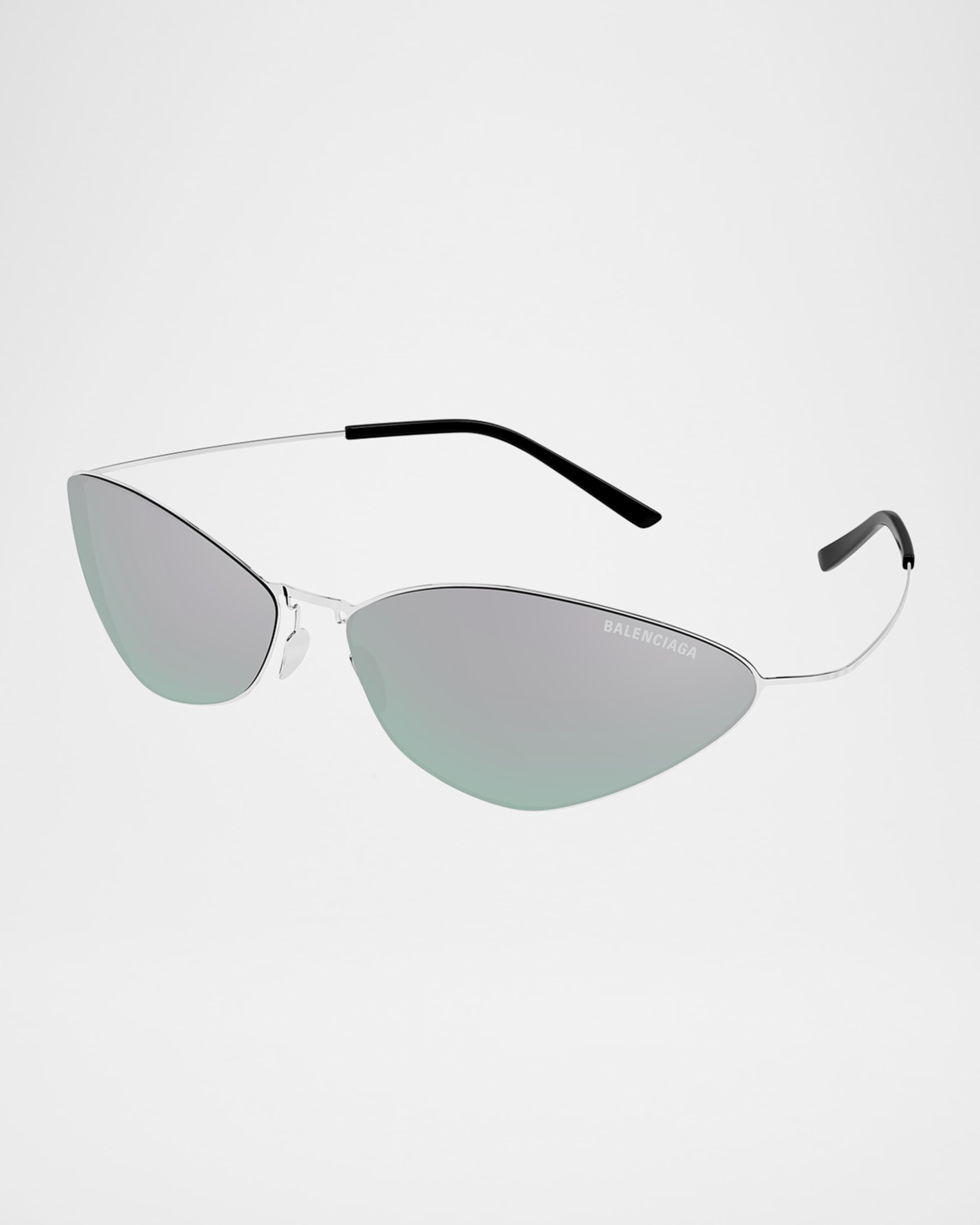 Rimless Cat-Eye Titanium Sunglasses - 1