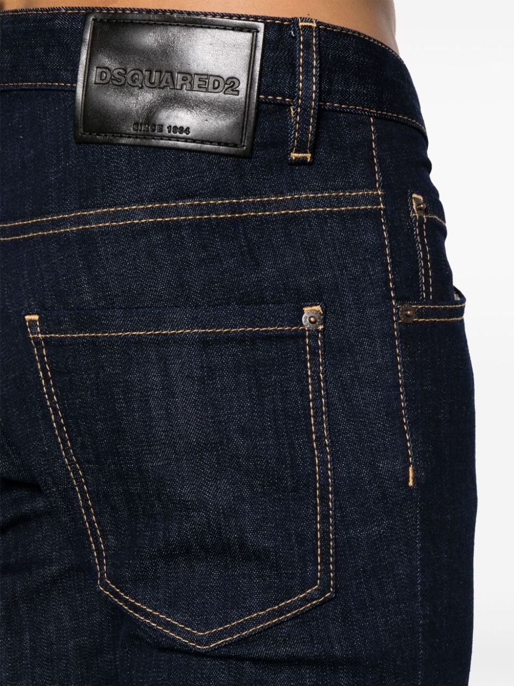 mid-rise skinny jeans - 5