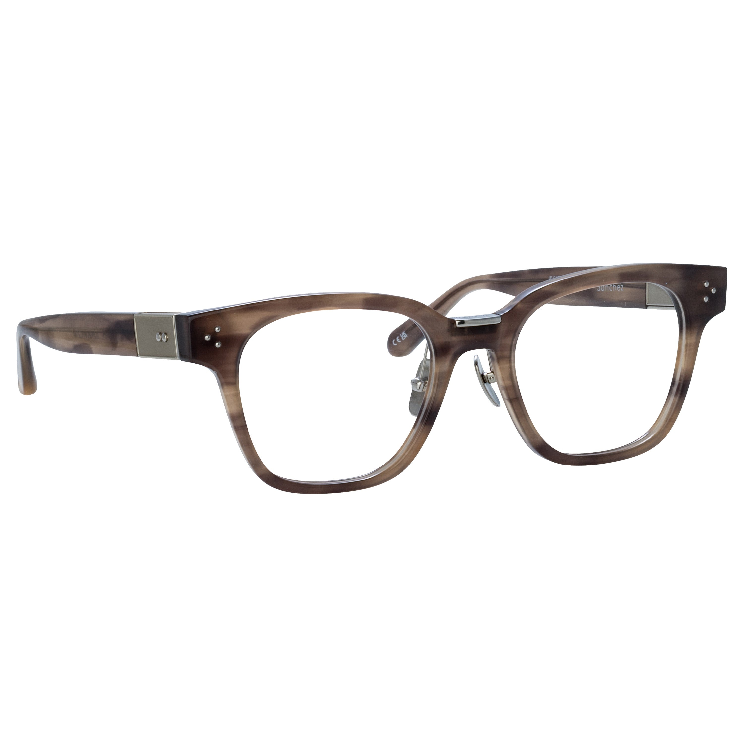 Sanchez Optical Frame in Grey Horn - 2