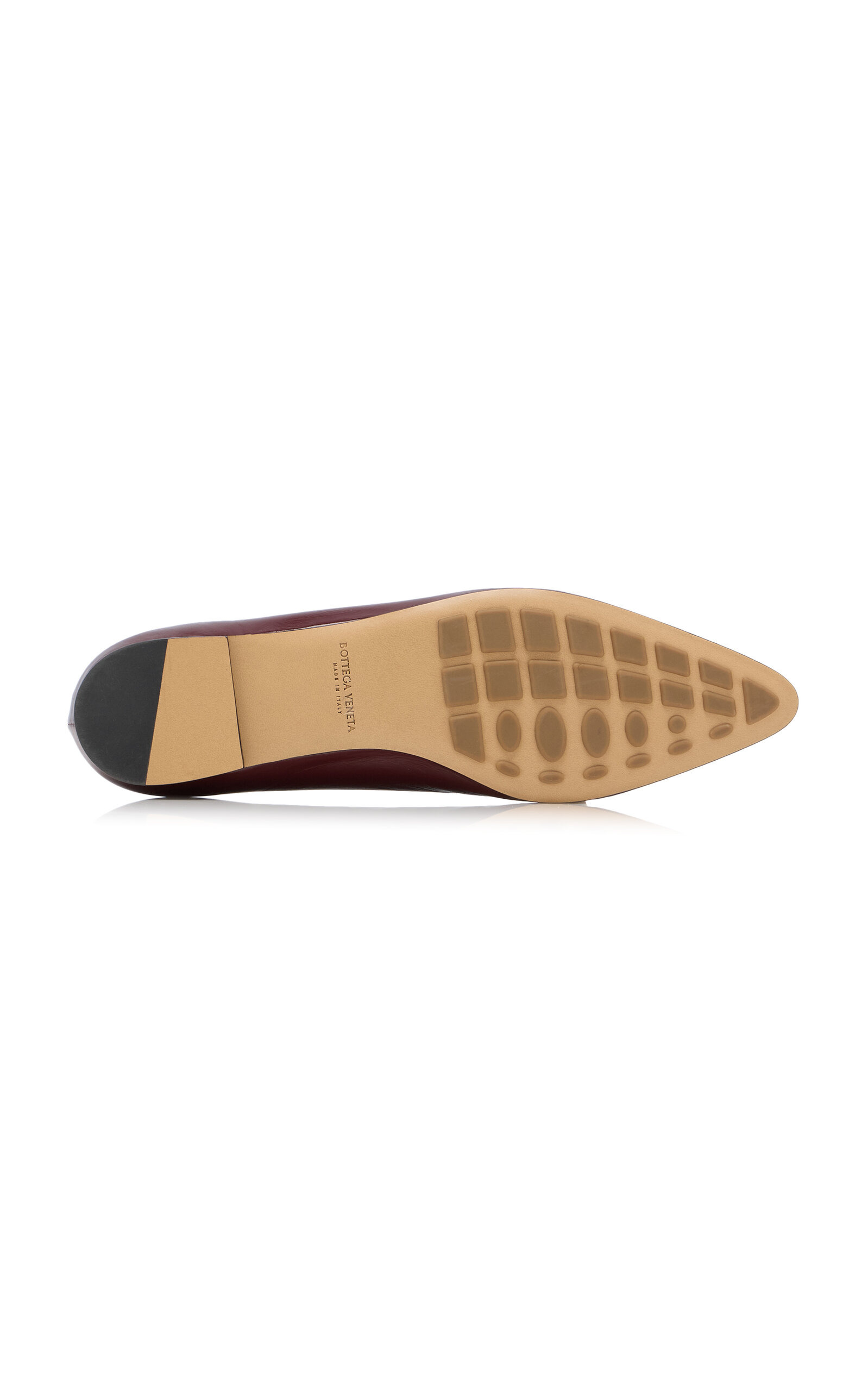 Cushion Lux Leather Flats burgundy - 6