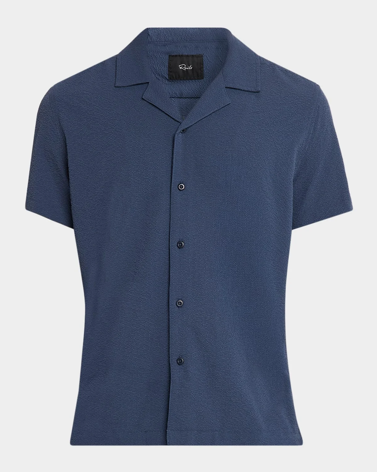 Men's Amalfi Textured Short-Sleeve Shirt - 1