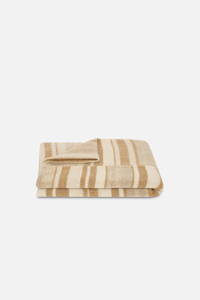 The Elder Statesman STRIPE SUPER SOFT BLANKET outlook