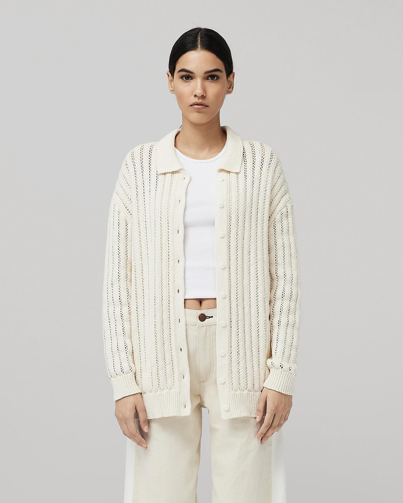 Adrienne Cotton Cardigan
Relaxed Fit Sweater - 6