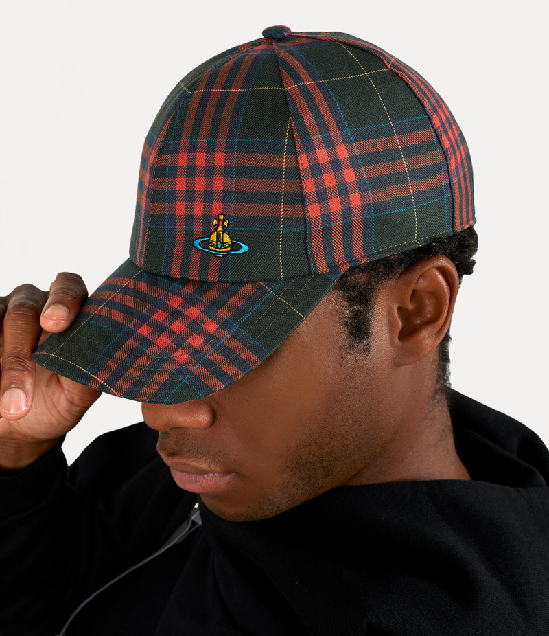 Vivienne Westwood CHECK BASEBALL CAP outlook