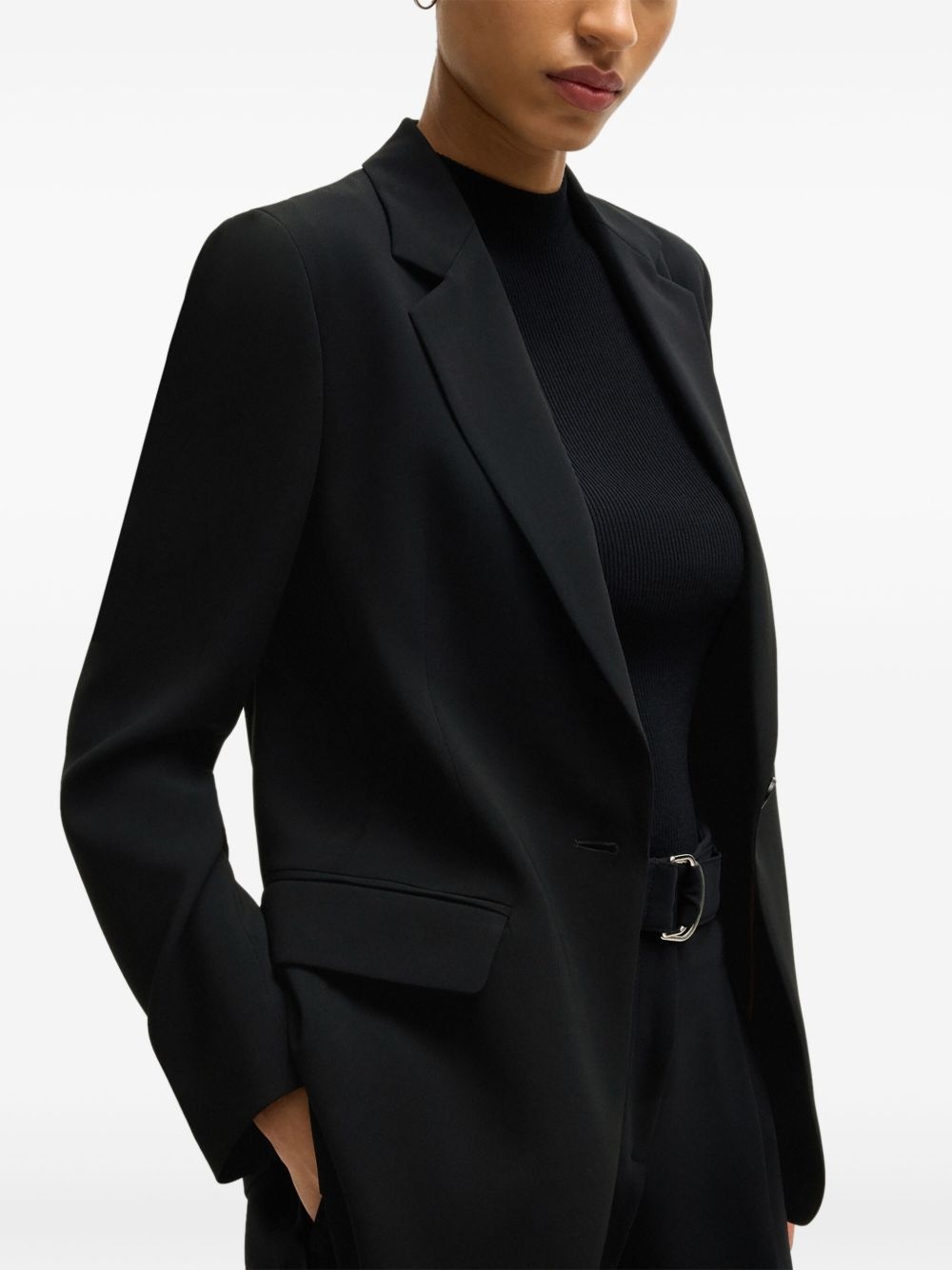 single-breasted blazer - 5