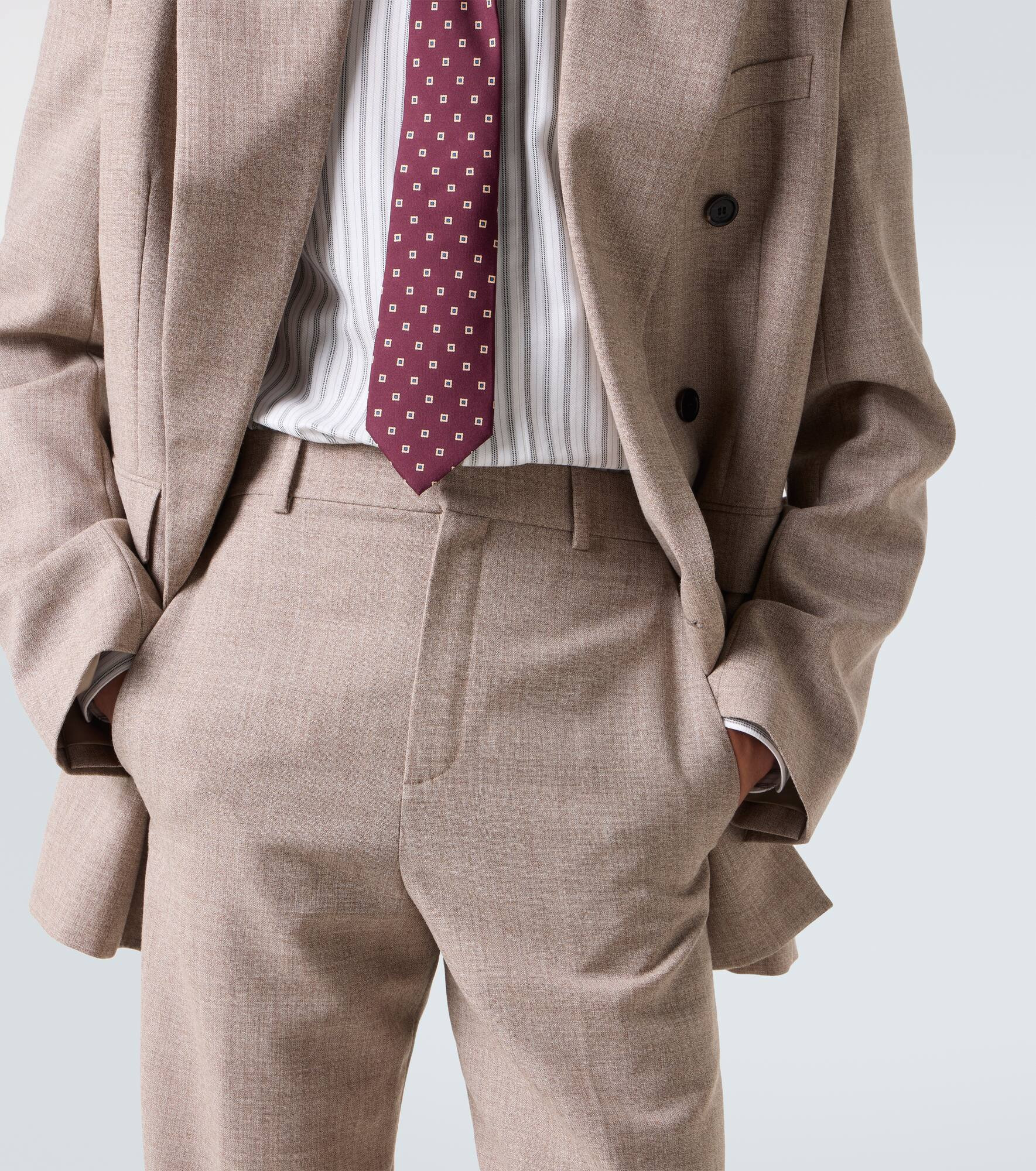 Wool suit pants - 5
