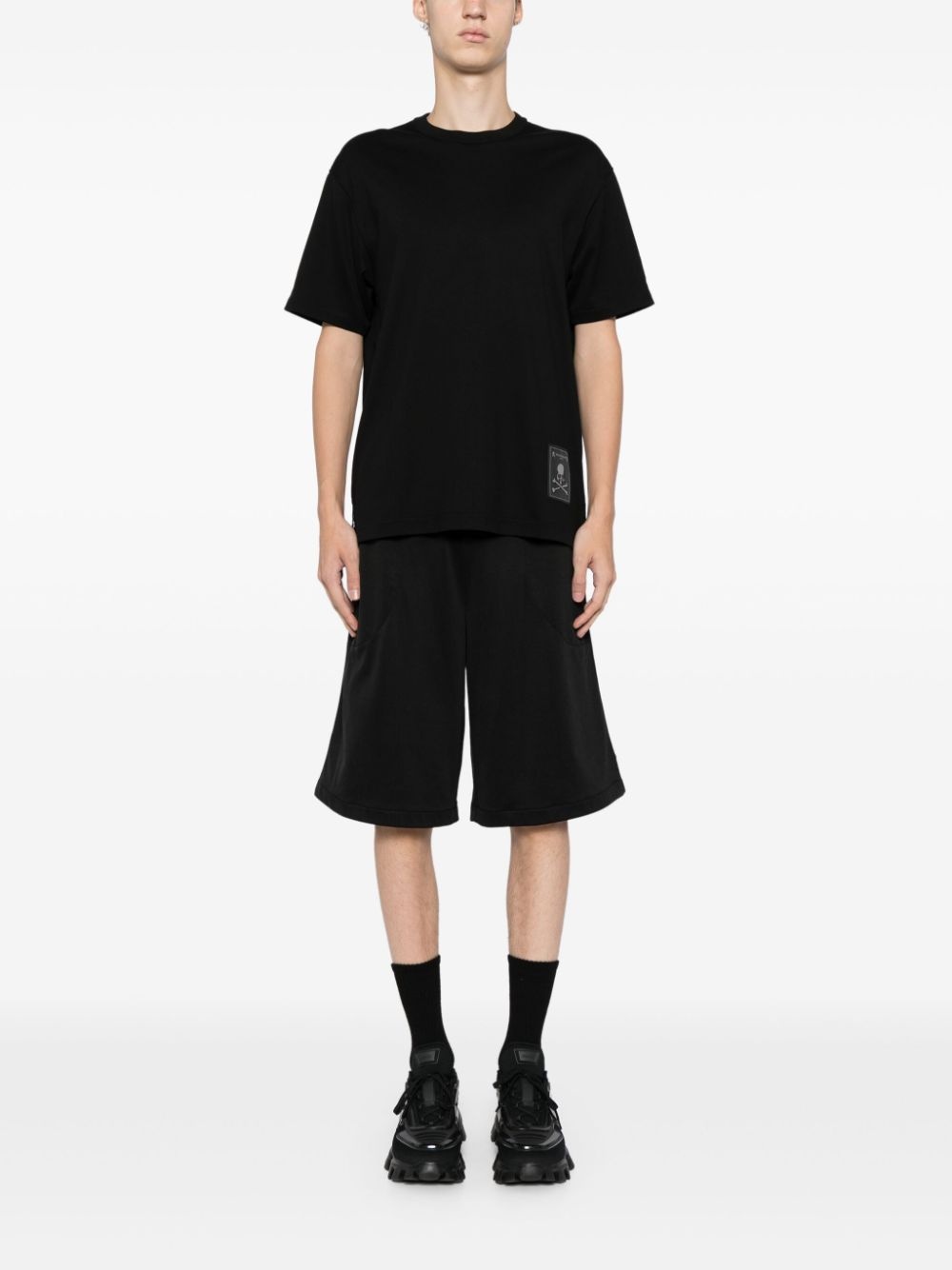 micro skull boxy T-shirt - 2