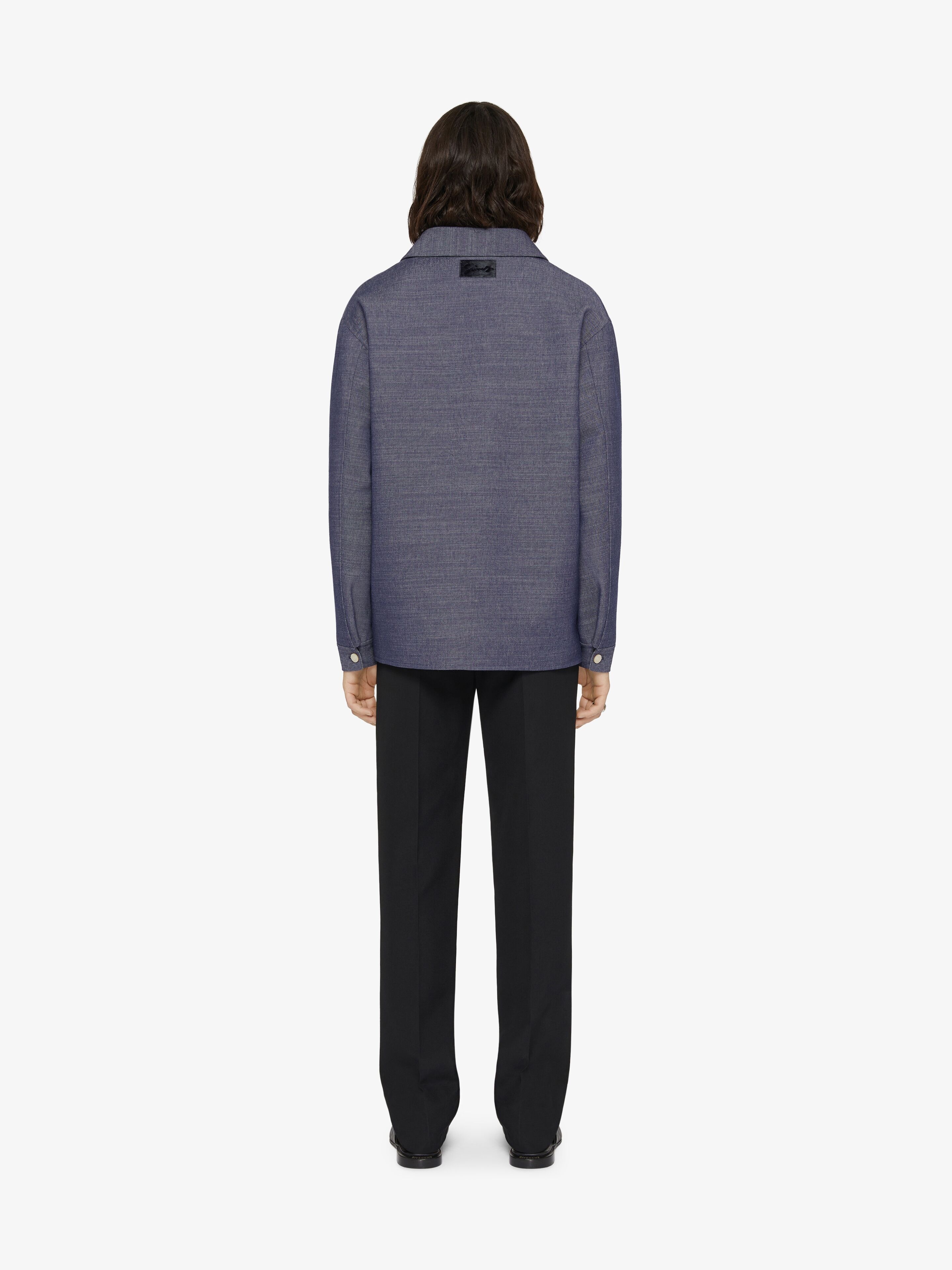 OVERSHIRT IN DOUBLE FACE DENIM - 3