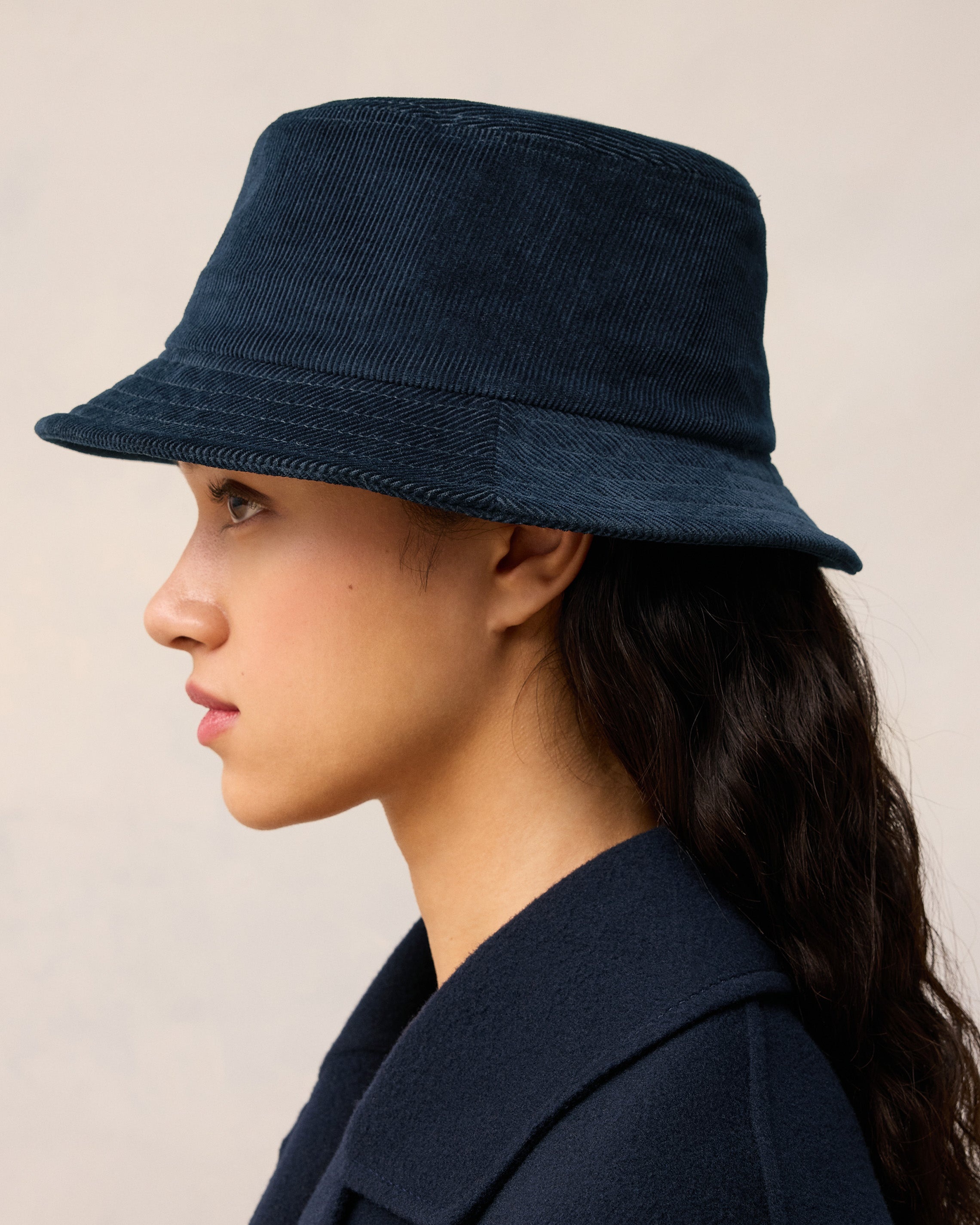 TONAL AMI DE COEUR EMBROIDERY BUCKET HAT - 5