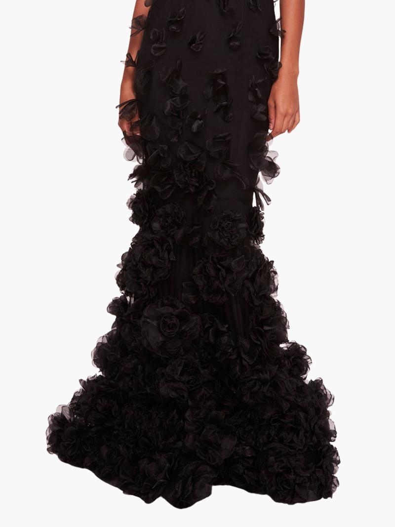 TULLE ROSETTE GOWN 4