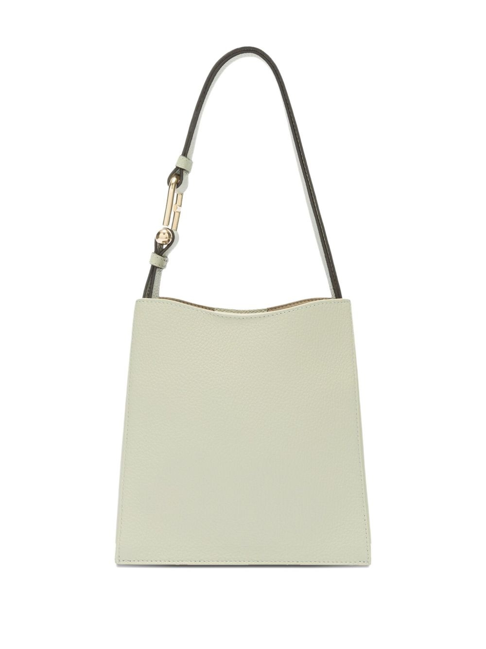 mini Nuvola buckle-fastening leather bucket bag - 2