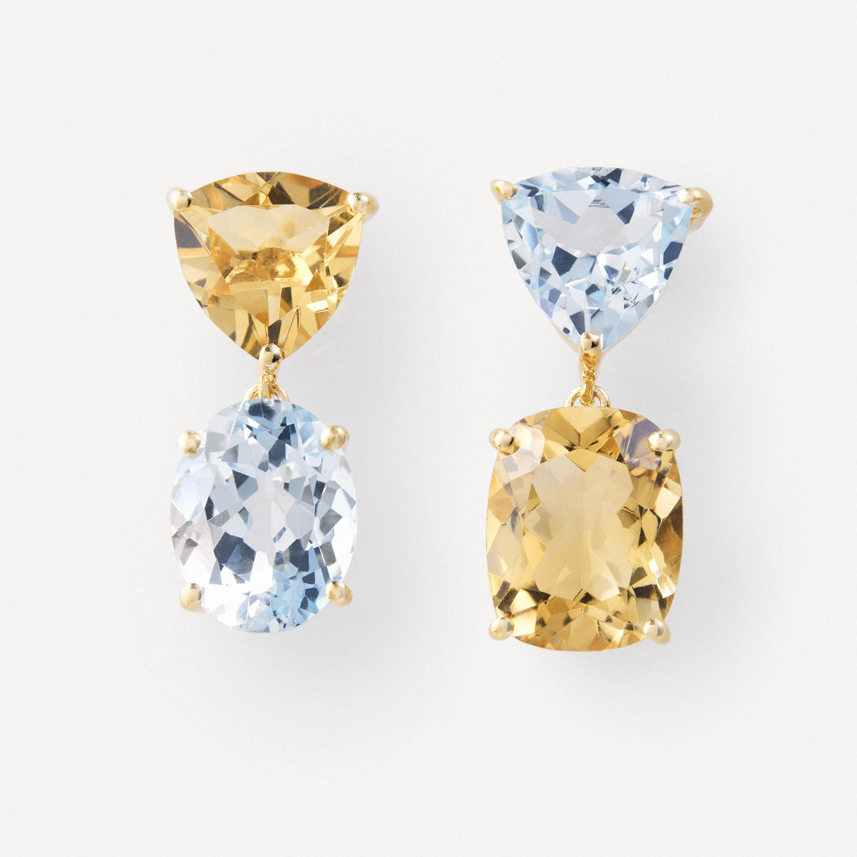 Gold Earrings with citrine and topaz TOUS ATELIER - 1