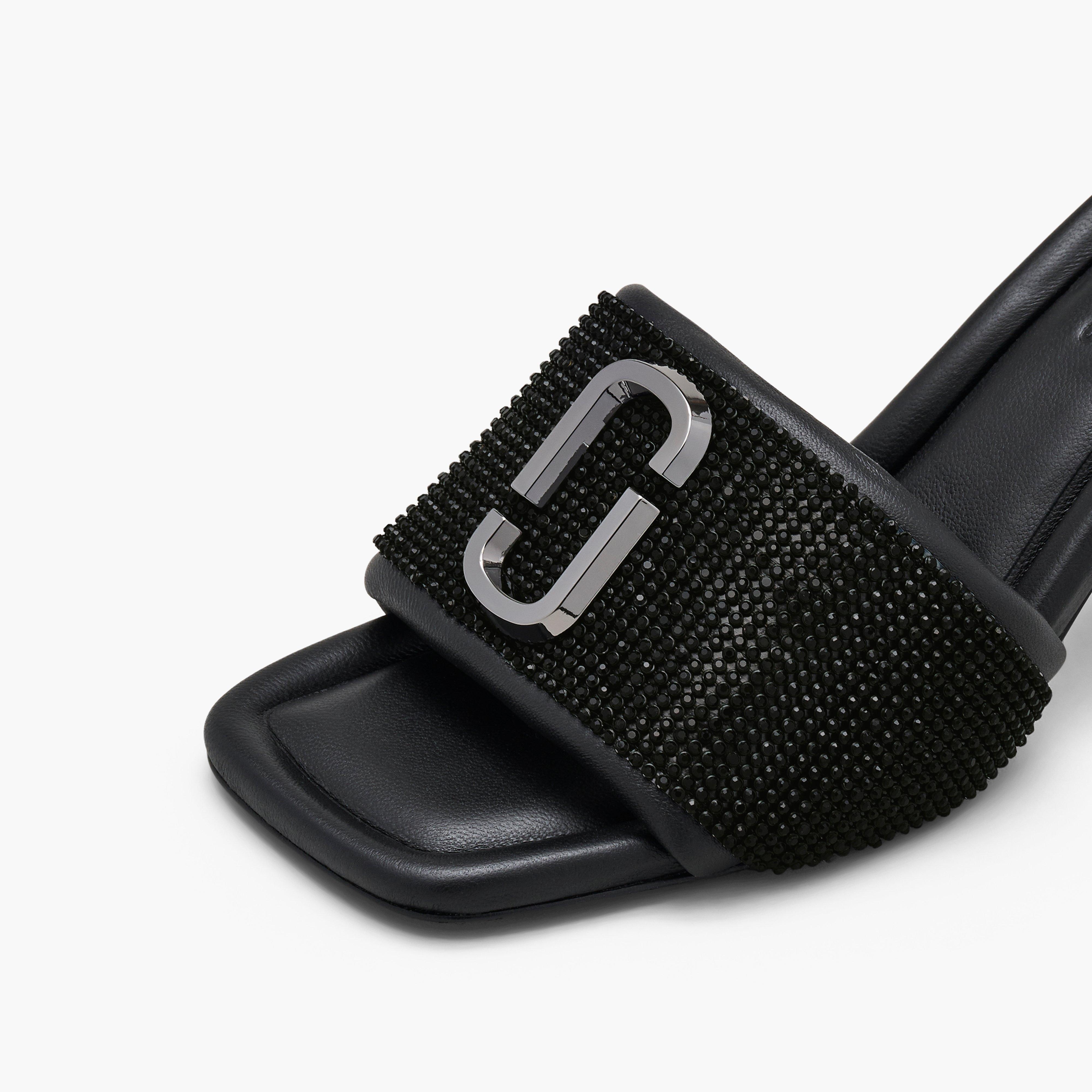 Marc Jacobs THE RHINESTONE J MARC HEELED SANDAL | REVERSIBLE