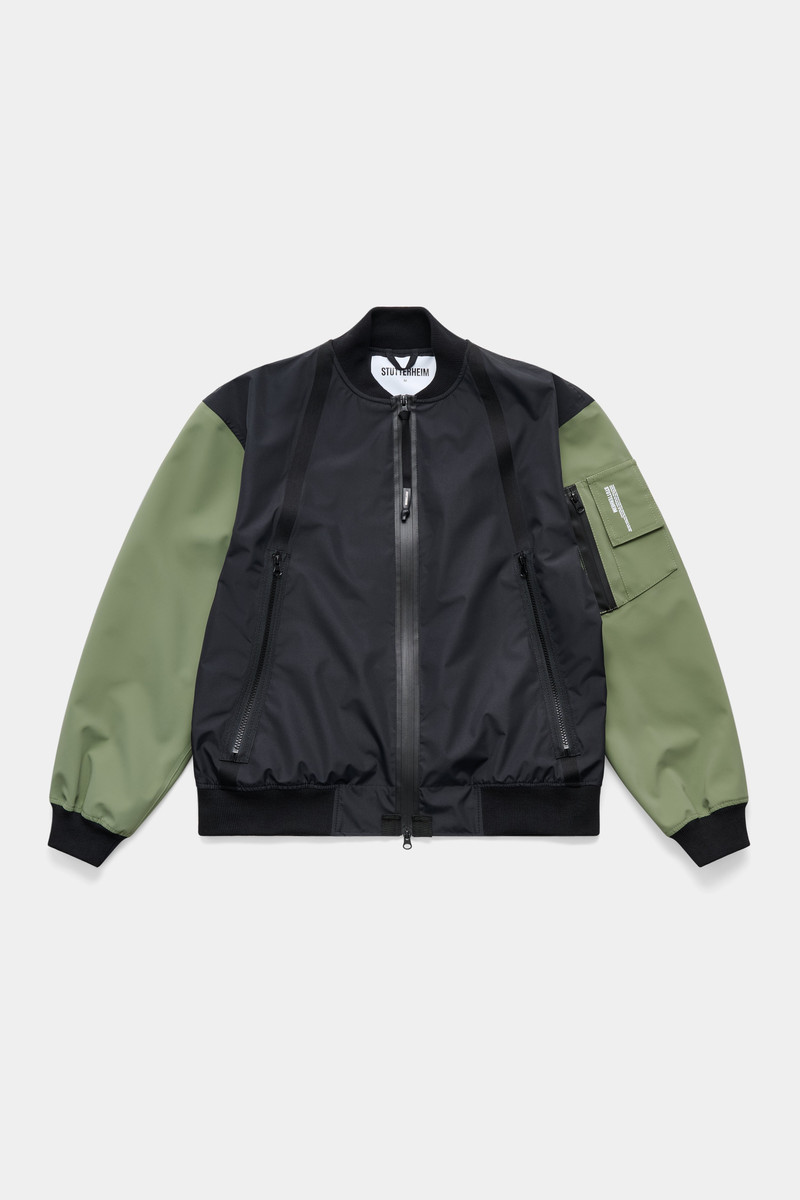 Bredsand Zip Bomber Jacket Black 6