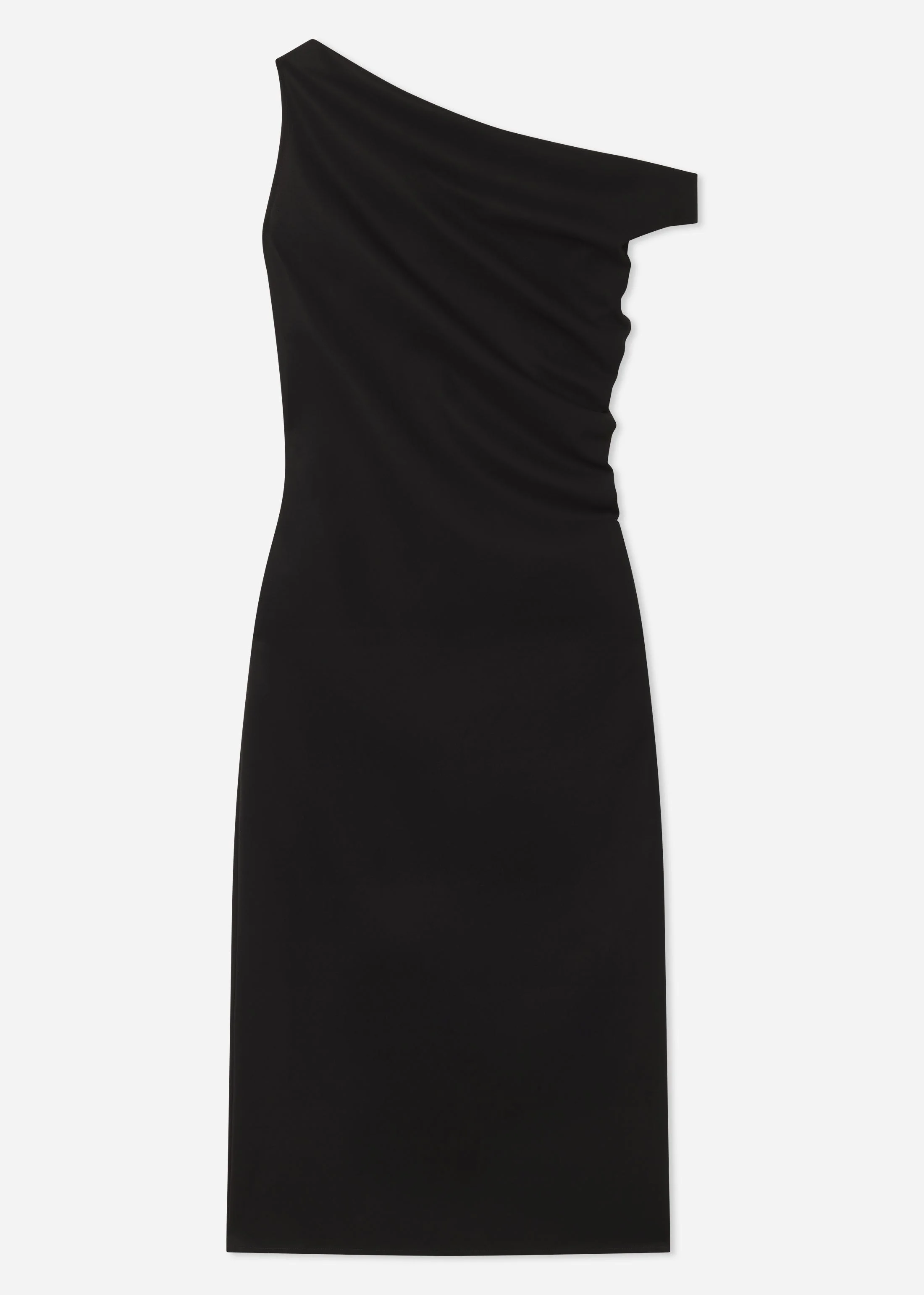 Draped Back Dress in Cotton - 1