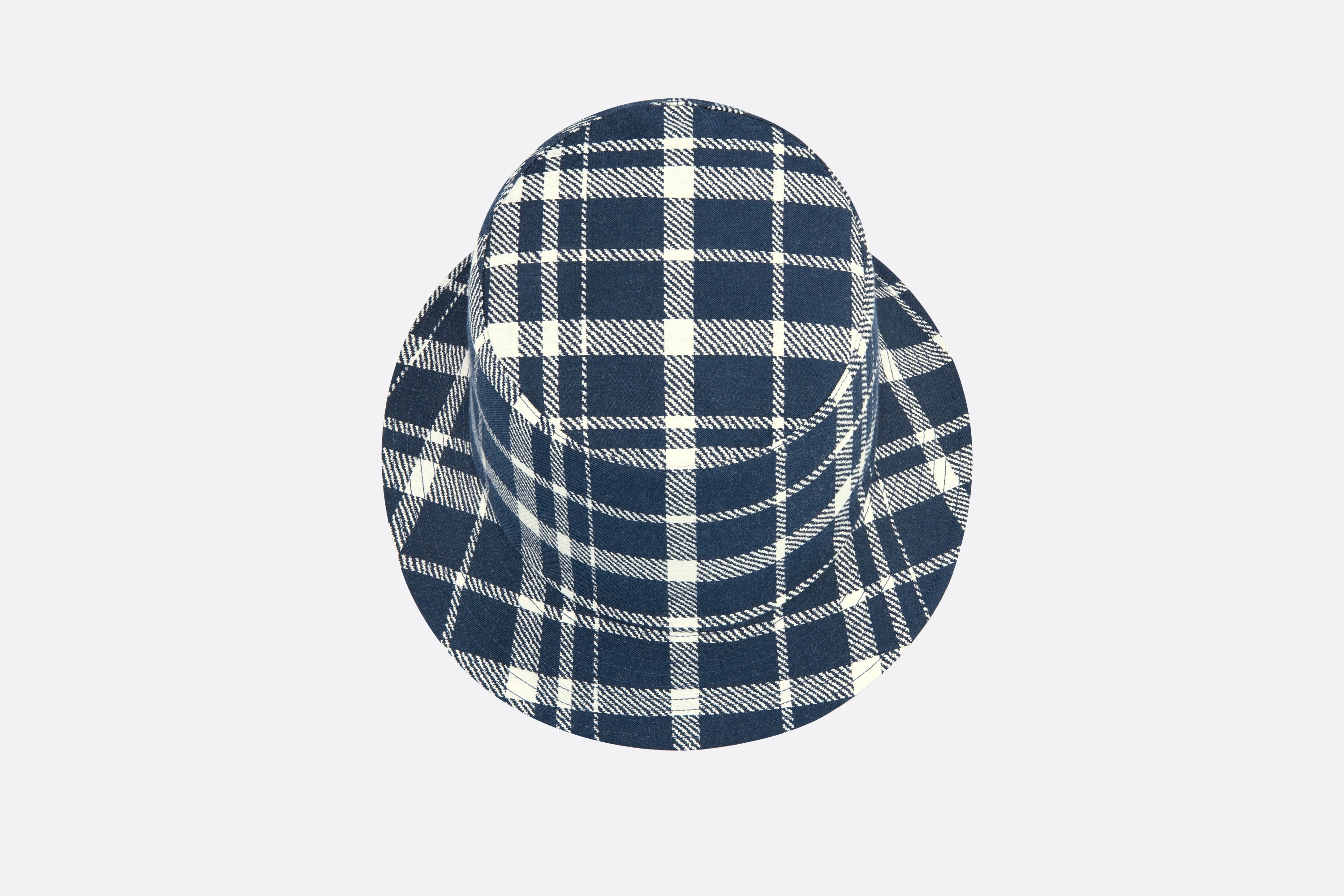Reversible Check'n'Dior Pop Small Brim Bucket Hat - 3