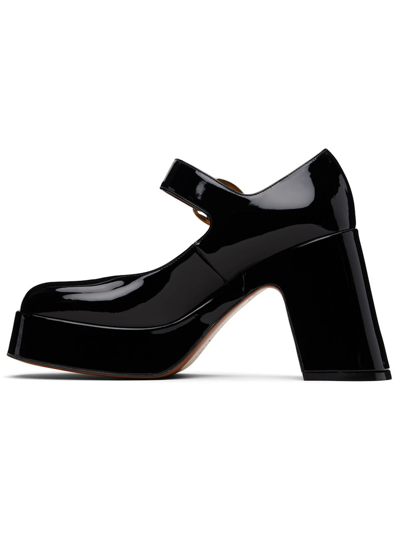 Black Patent Mary Jane Heels 3