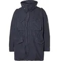 Hooded Logo-Print Cotton Parka - 4