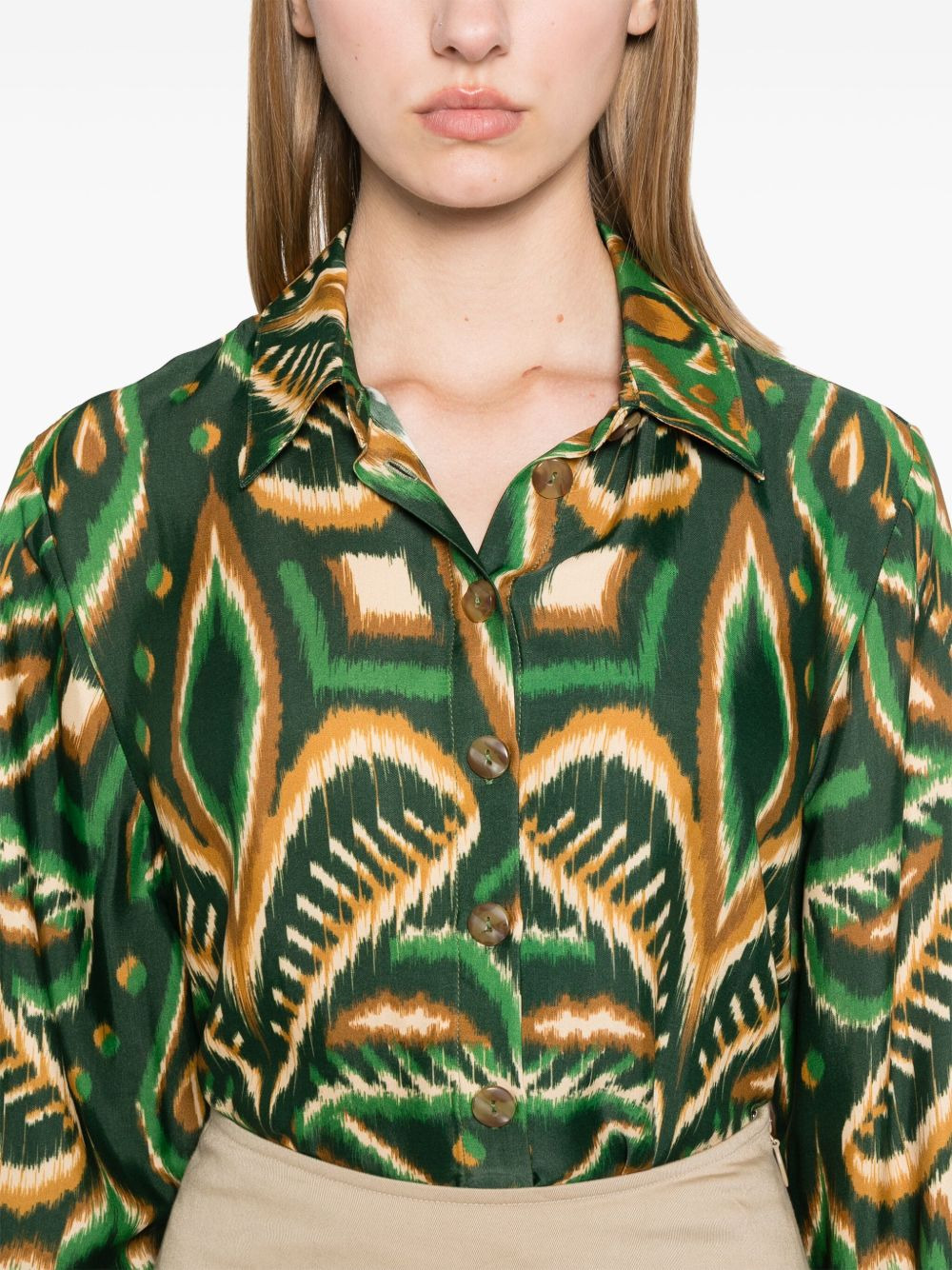 Pineapple Ikat shirt - 5