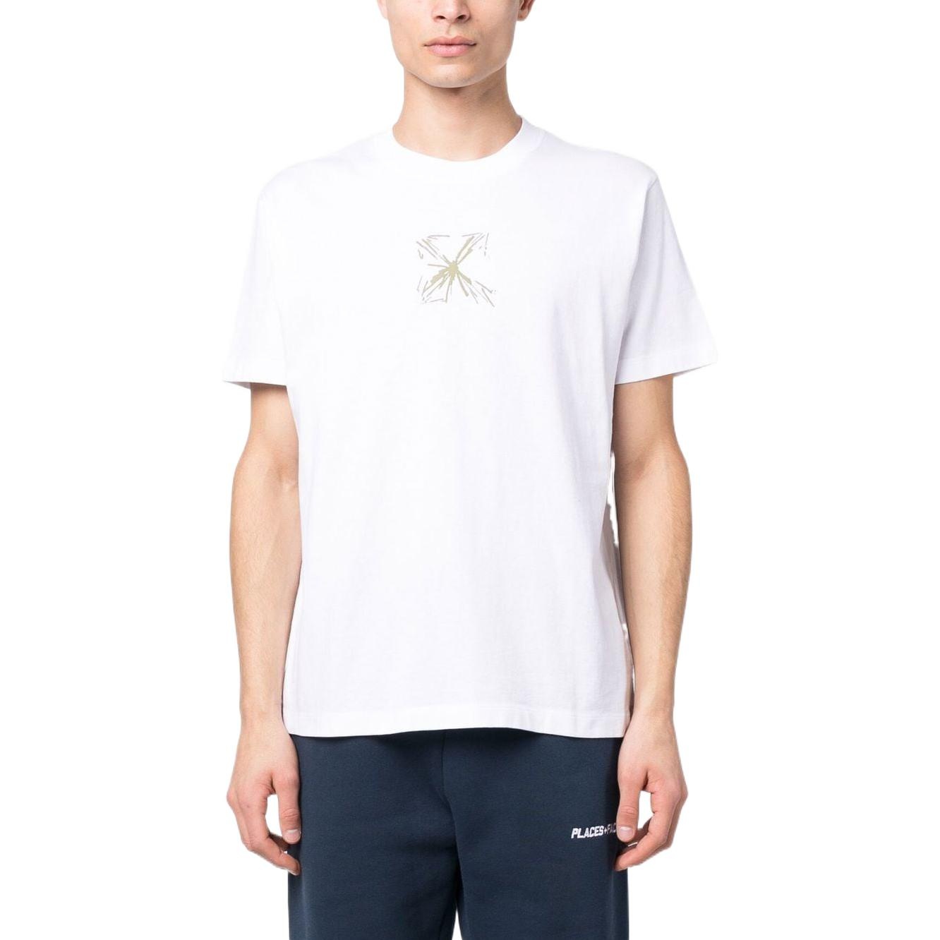 Off-White Arrows-Print Cotton Tee 'White' OMAA027S23JER0050117 - 2