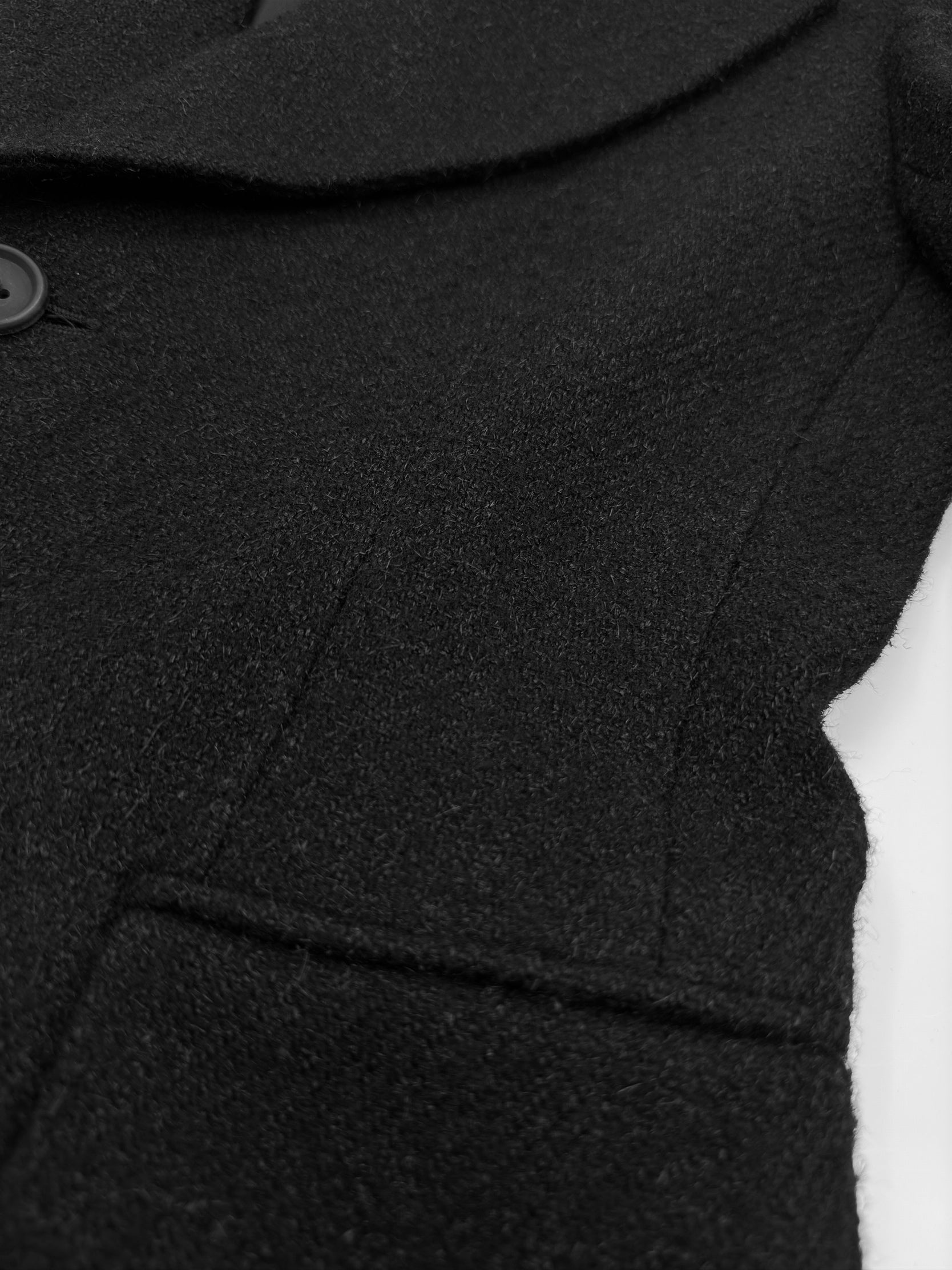Junya Watanabe Fall 2002 Black Wool Tweed Blazer M - 6