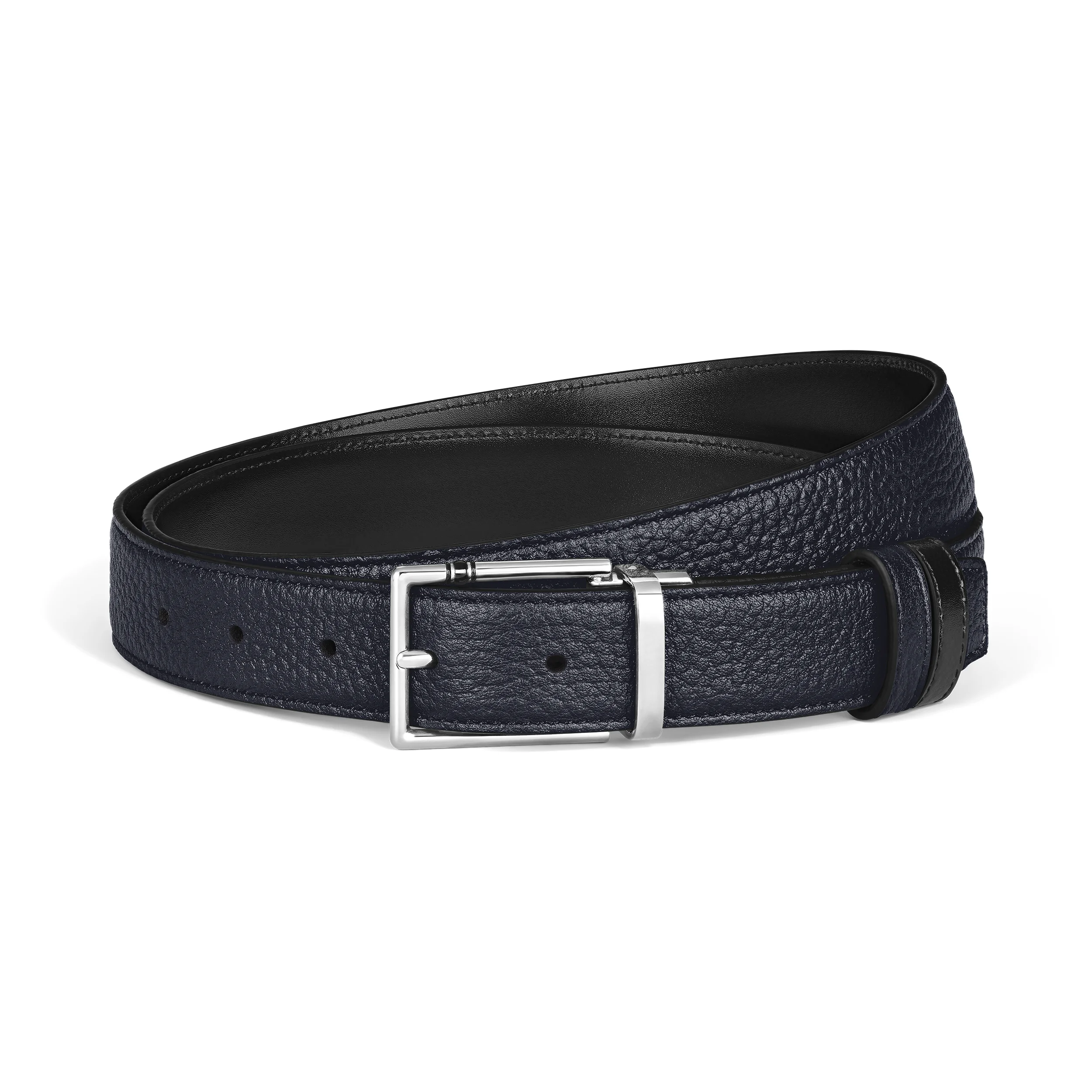 35 MM REVERSIBLE BELT IN GRAIN LEATHER WITH RECTANGULAR MEISTERSTÜCK BUCKLE - 1