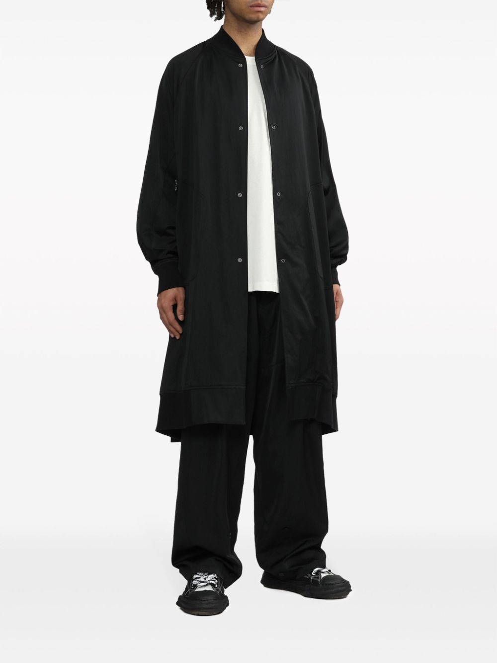 wide-leg cargo trousers - 3
