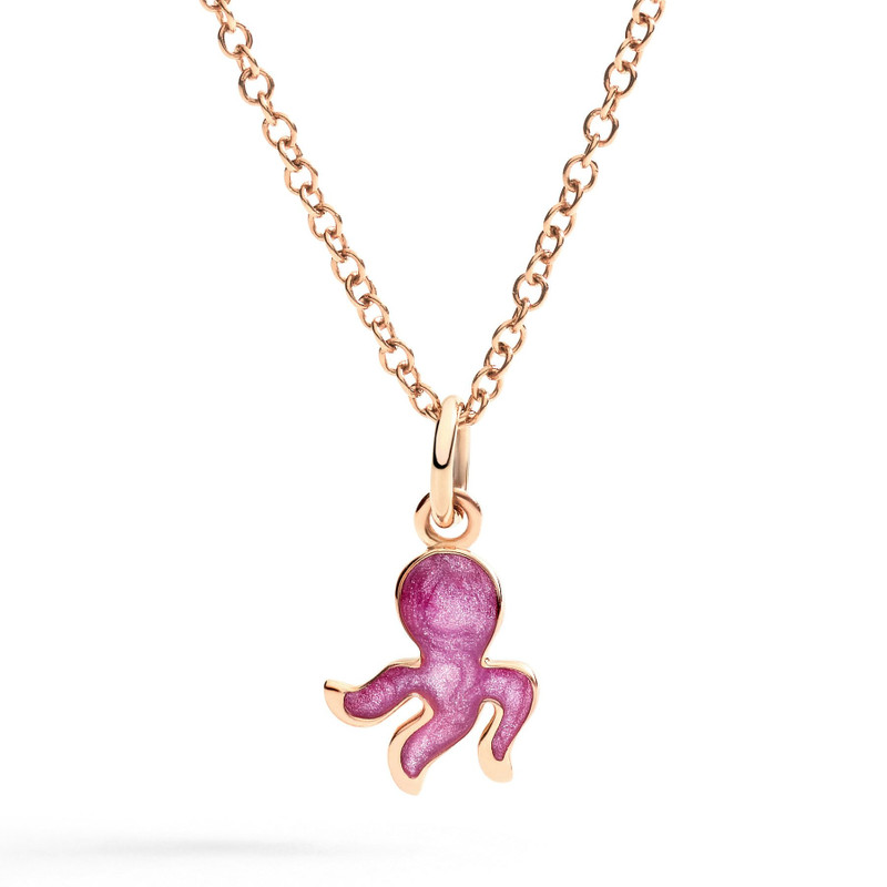 DoDo ROSE GOLD & ENAMEL OCTOPUS CHARM outlook