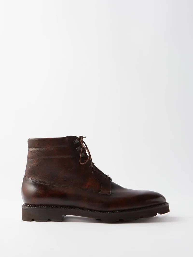 Alder leather lace-up boots - 1