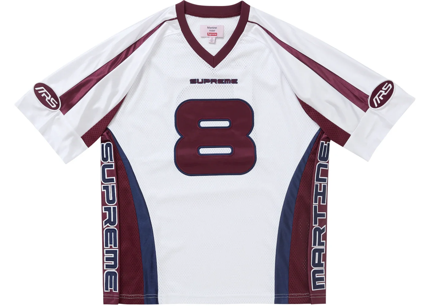 Supreme Supreme Martine Rose Football Jersey White - FW24KN86 