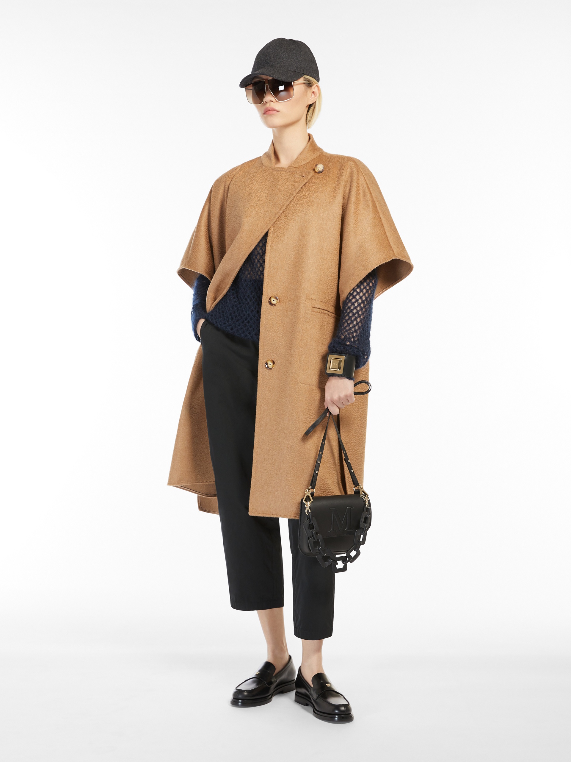 CANAPA Wool and cashmere cape - 2
