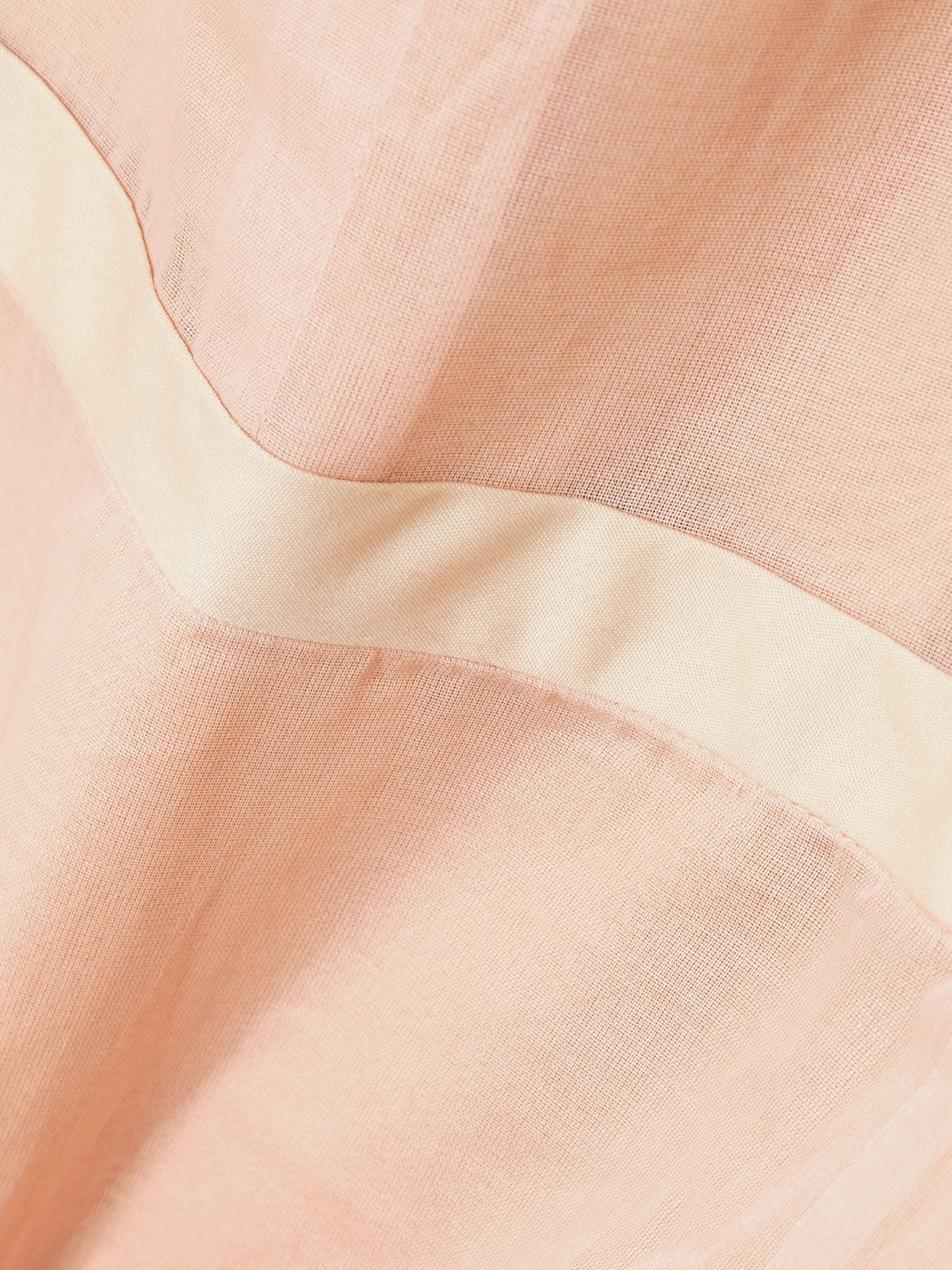 Layered cotton-gauze gown Pink - 4