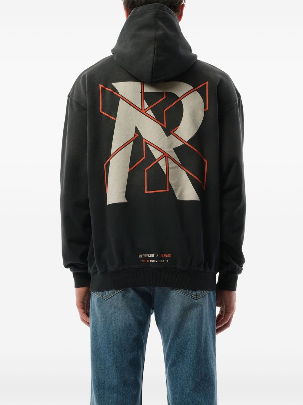 x Marais logo-print hoodie - 3