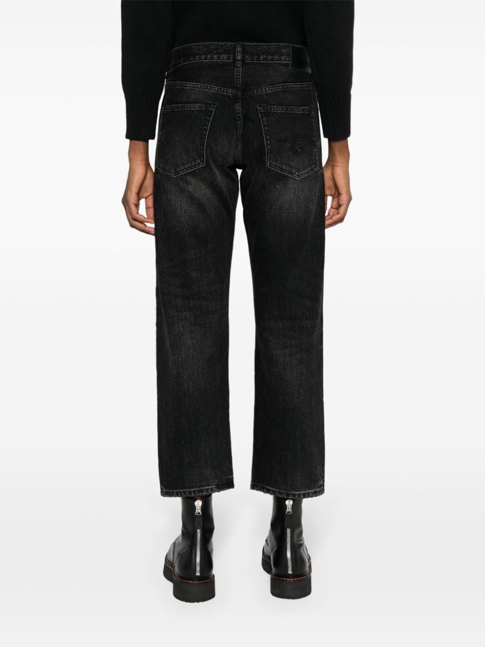 high-rise cropped jeans - 4