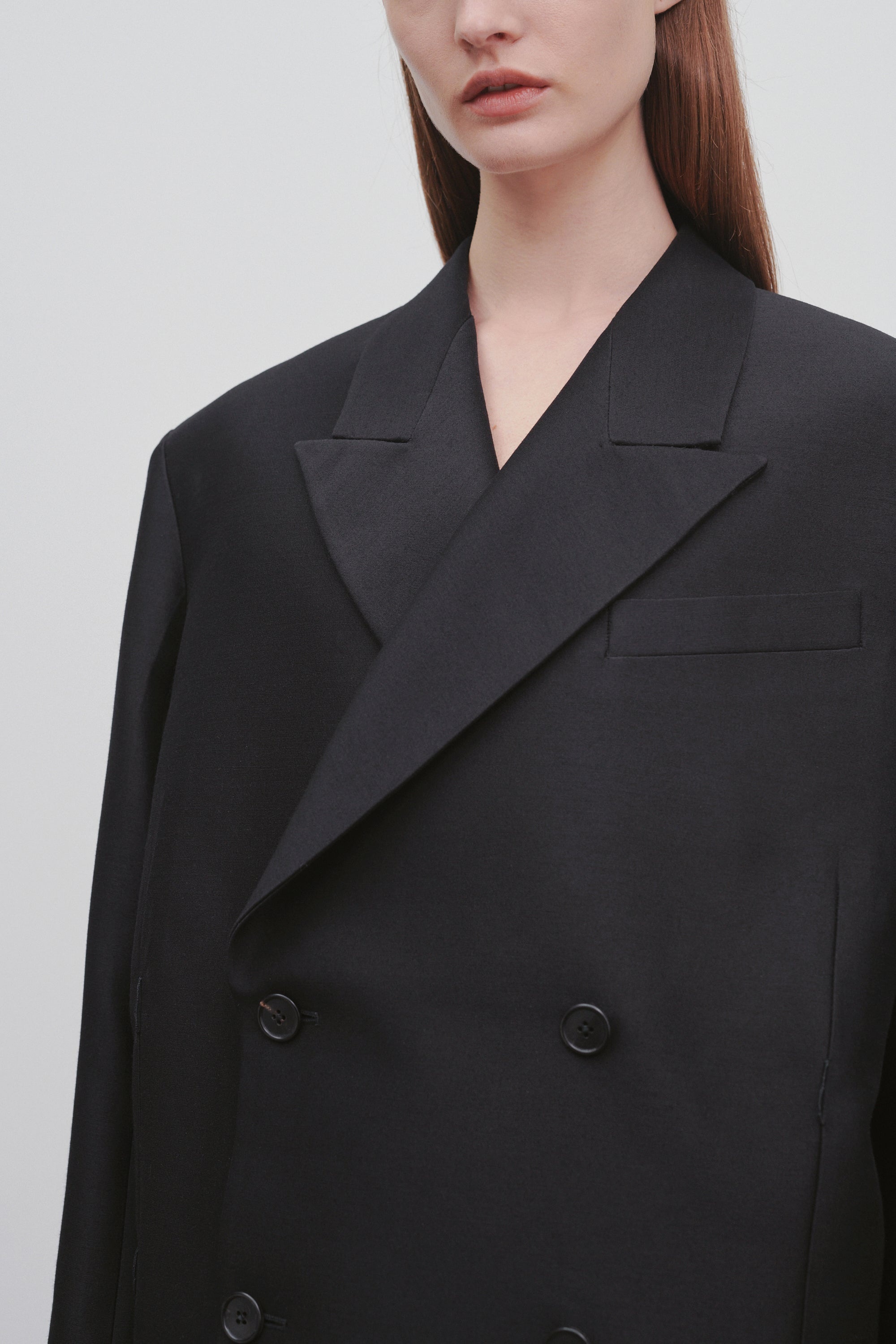 The Row Cosima Jacket in Wool and Silk | REVERSIBLE