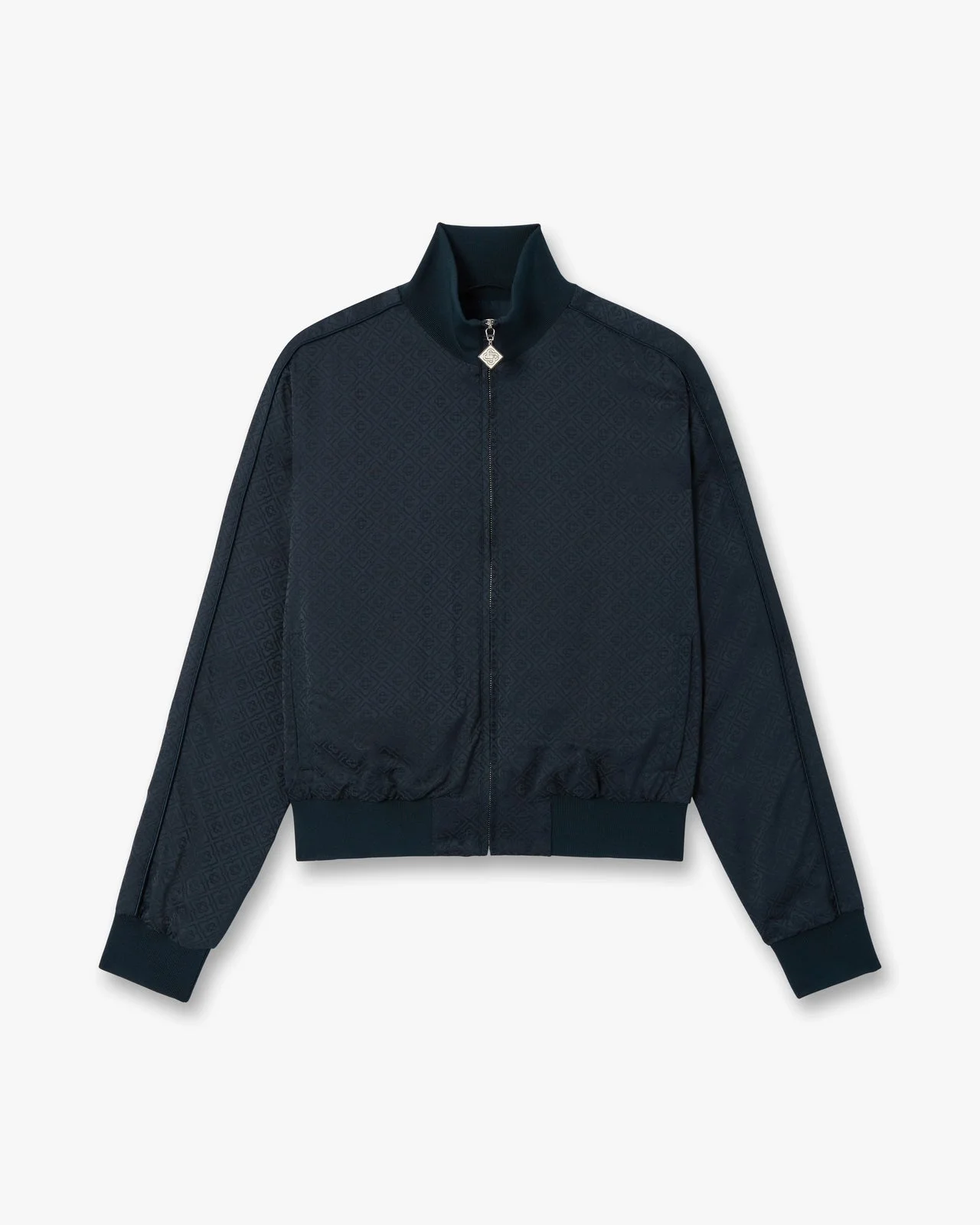 Navy Monogram Track Jacket - 1