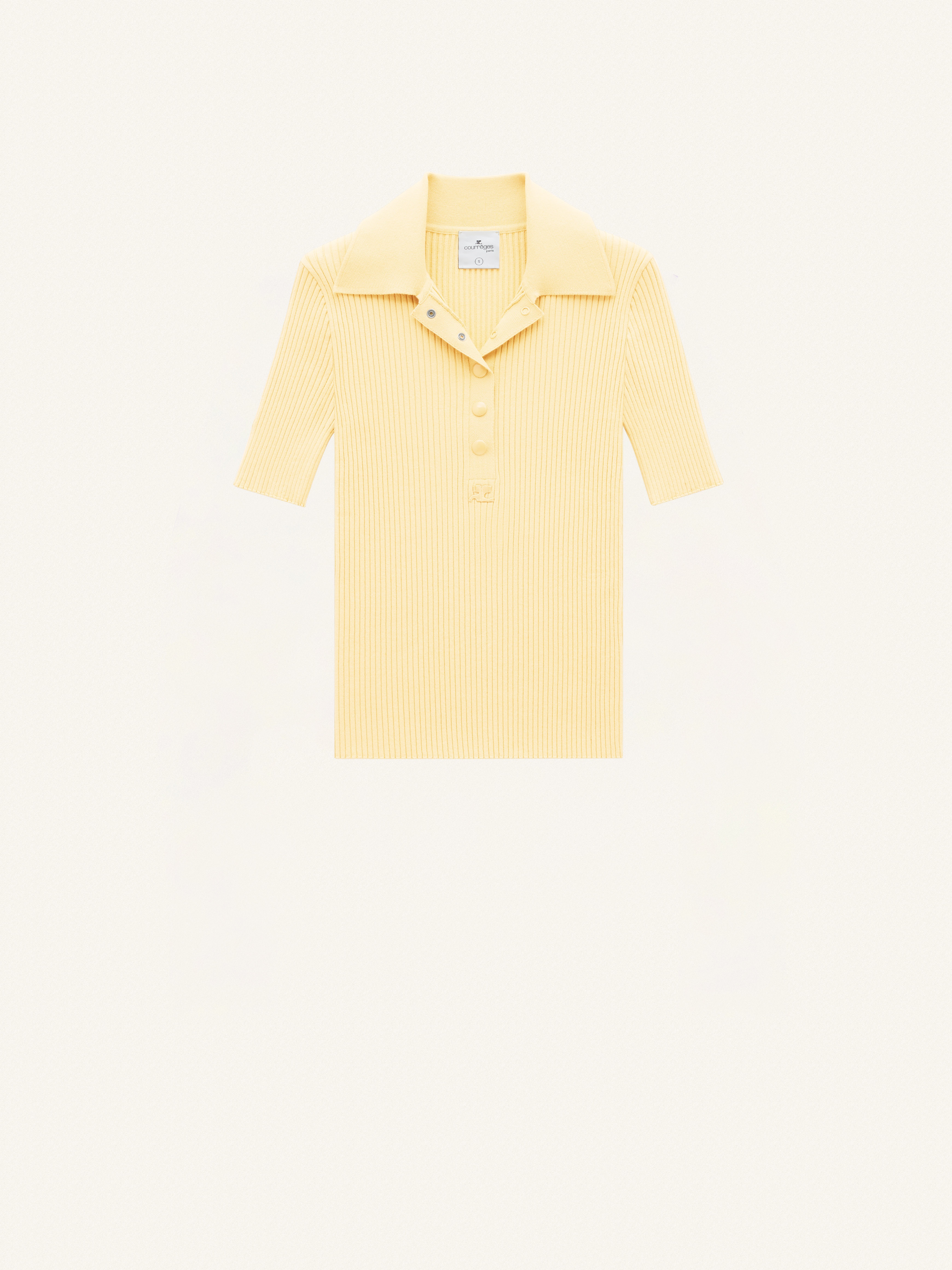 ICONIC RIB KNIT POLO - 1