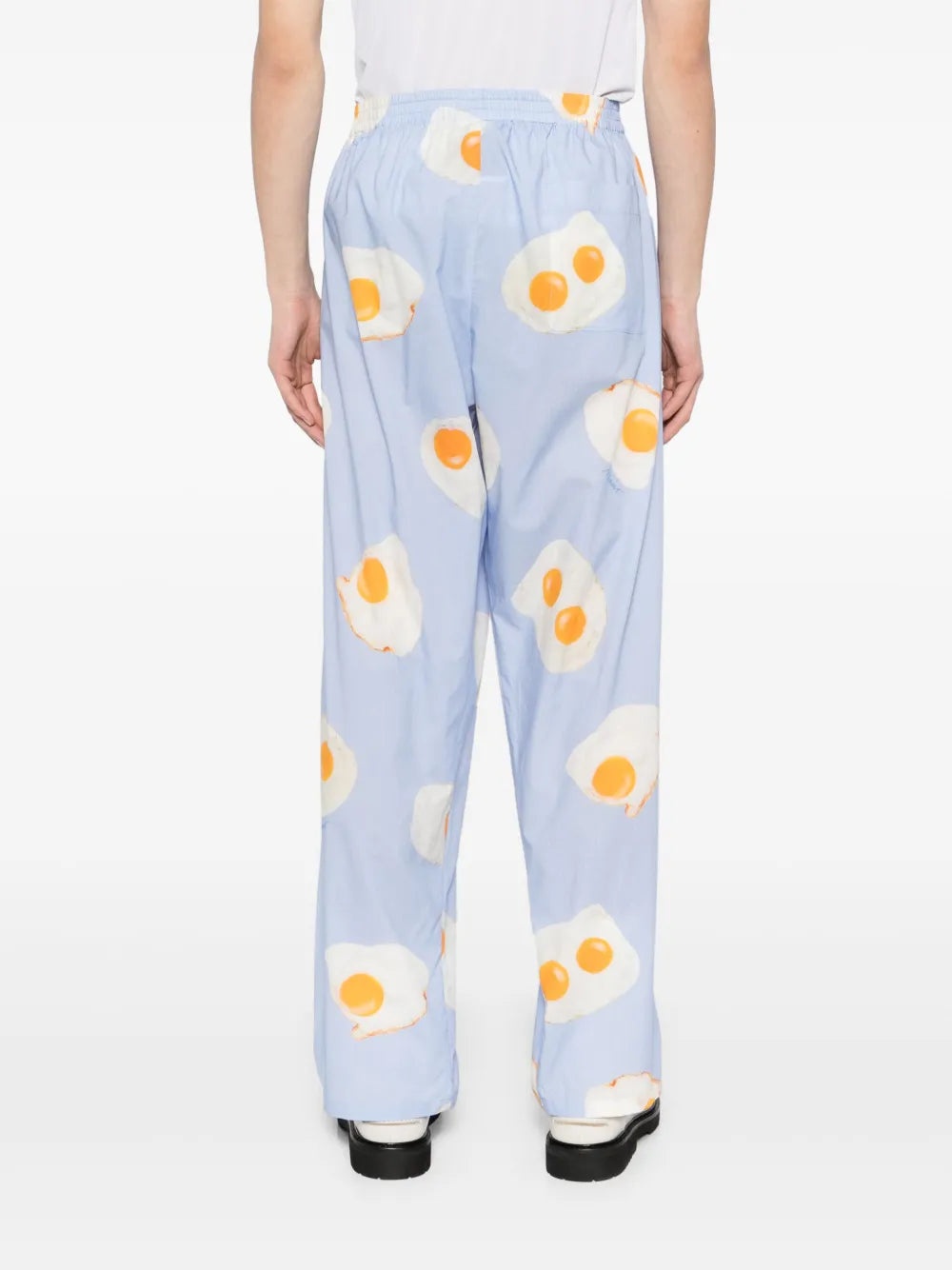 GRAPHIC-PRINT TROUSERS - 4