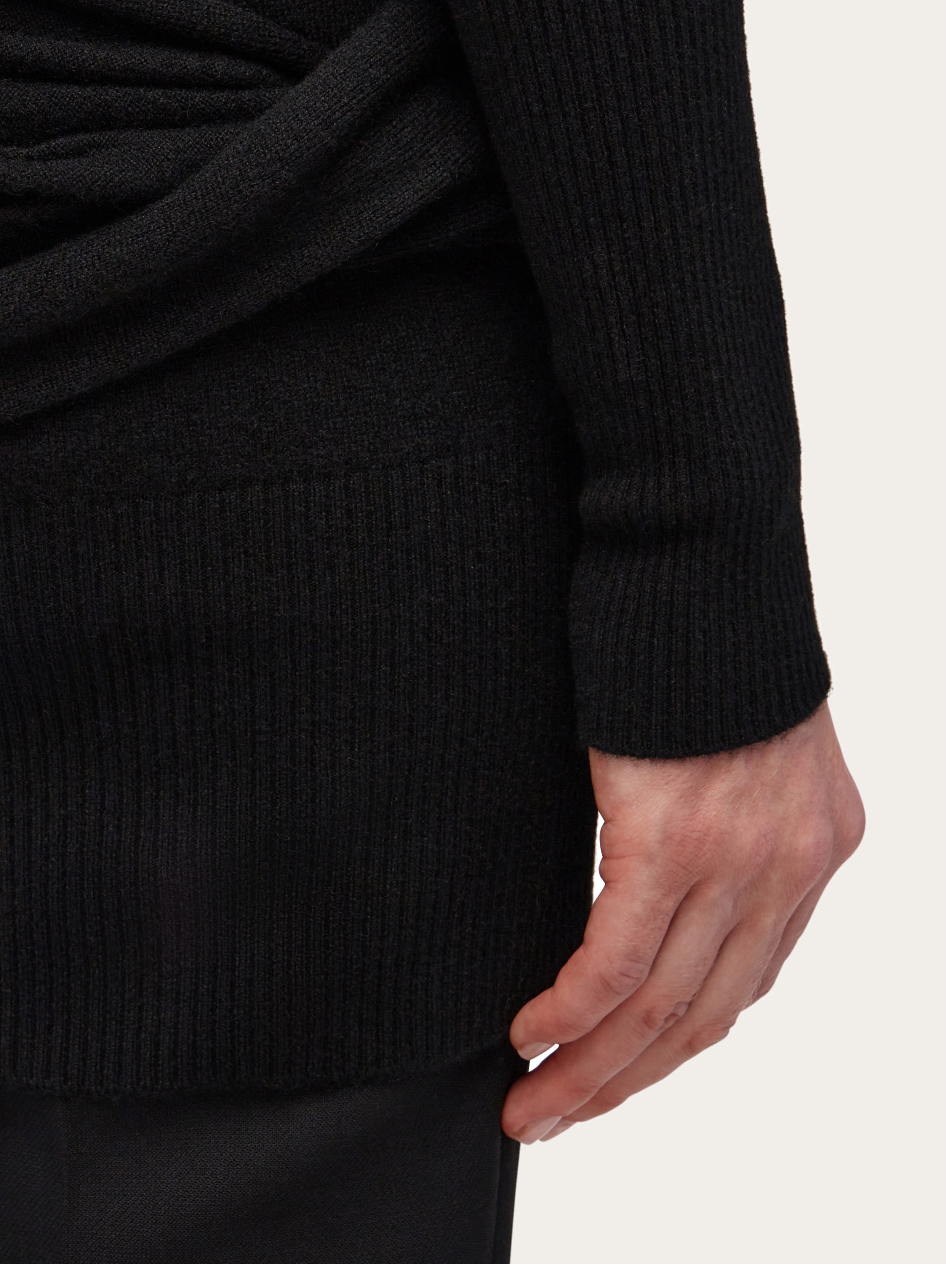 Knitted polo dress - 4