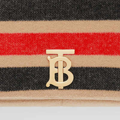 Burberry Small Striped Wool Lola Bag outlook