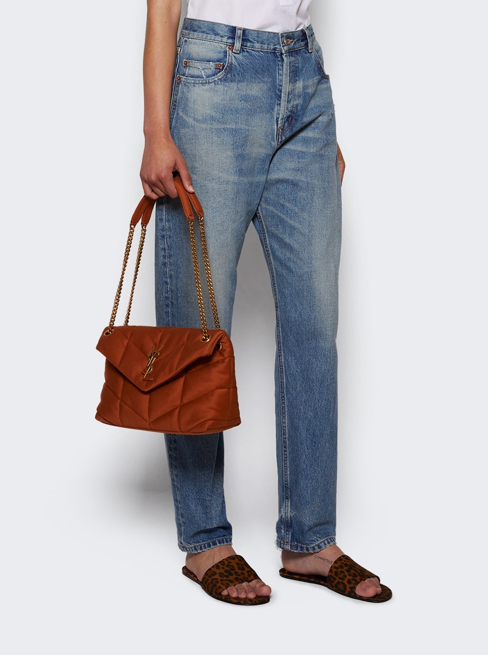 Small Canvas Puffer Bag Hot Rust - 2