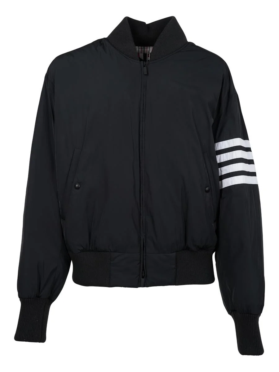 Thom Browne THOM BROWNE 4-BAR BOMBER JACKET CLOTHING - 1