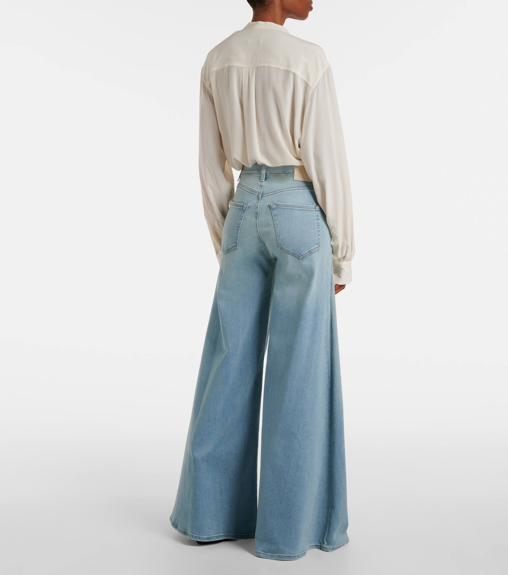 Amari high-rise wide-leg jeans - 3