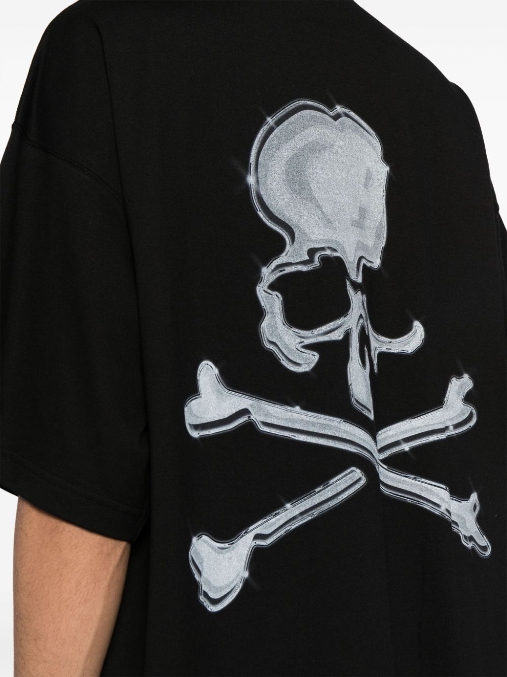 skull short-sleeve cotton T-shirt - 5