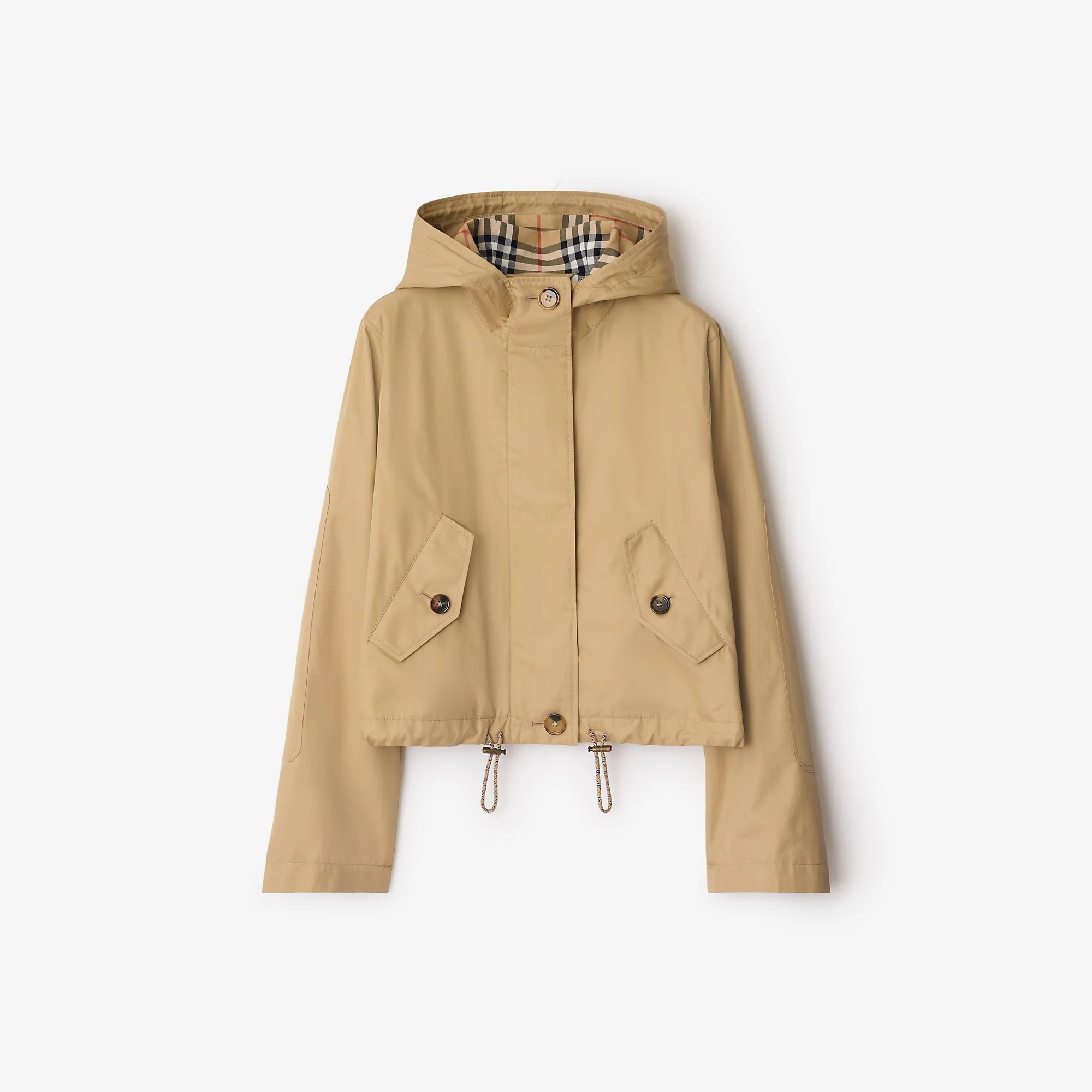 Short Gabardine Parka - 1