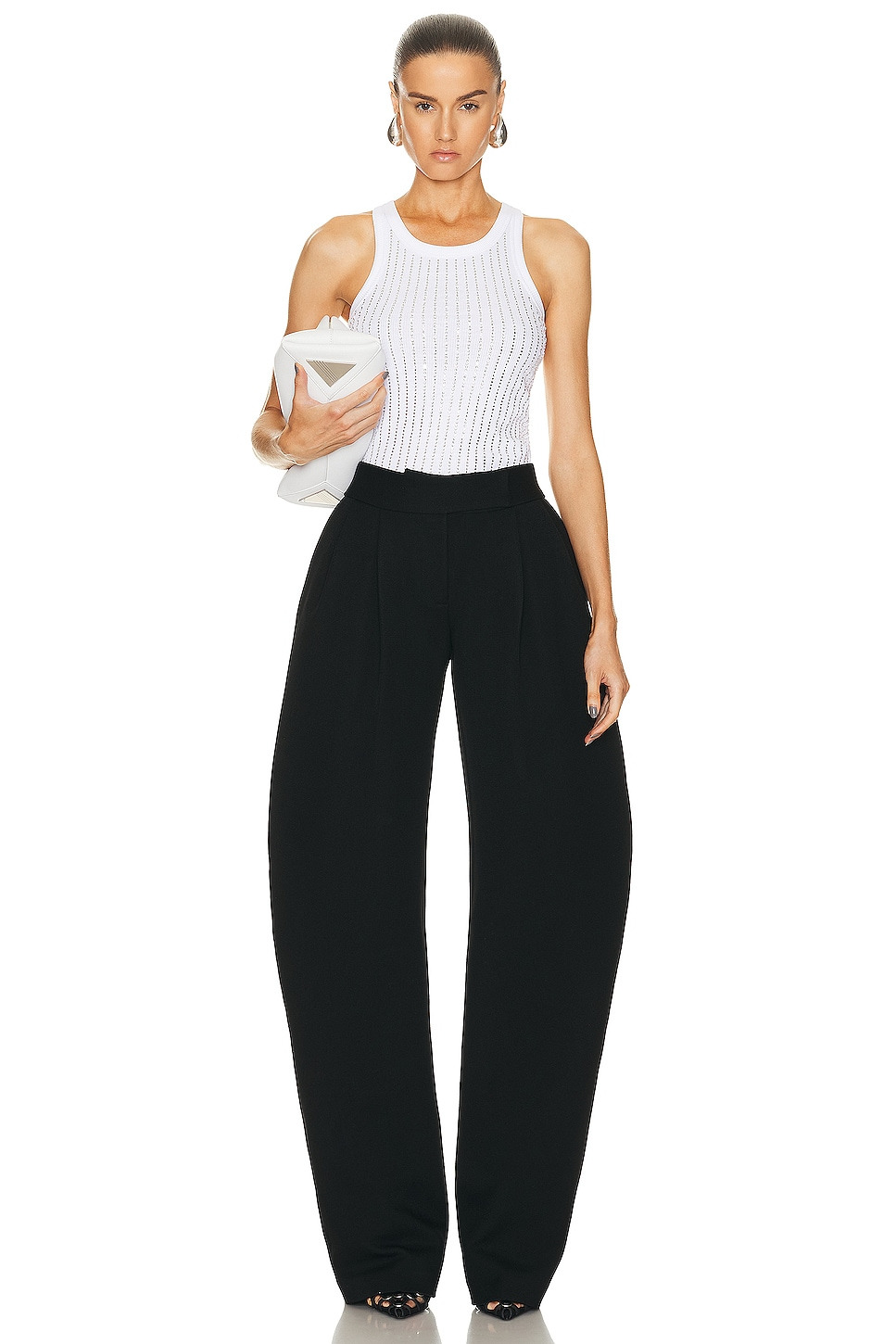 Hotfixed Crystal Tank Top - 4