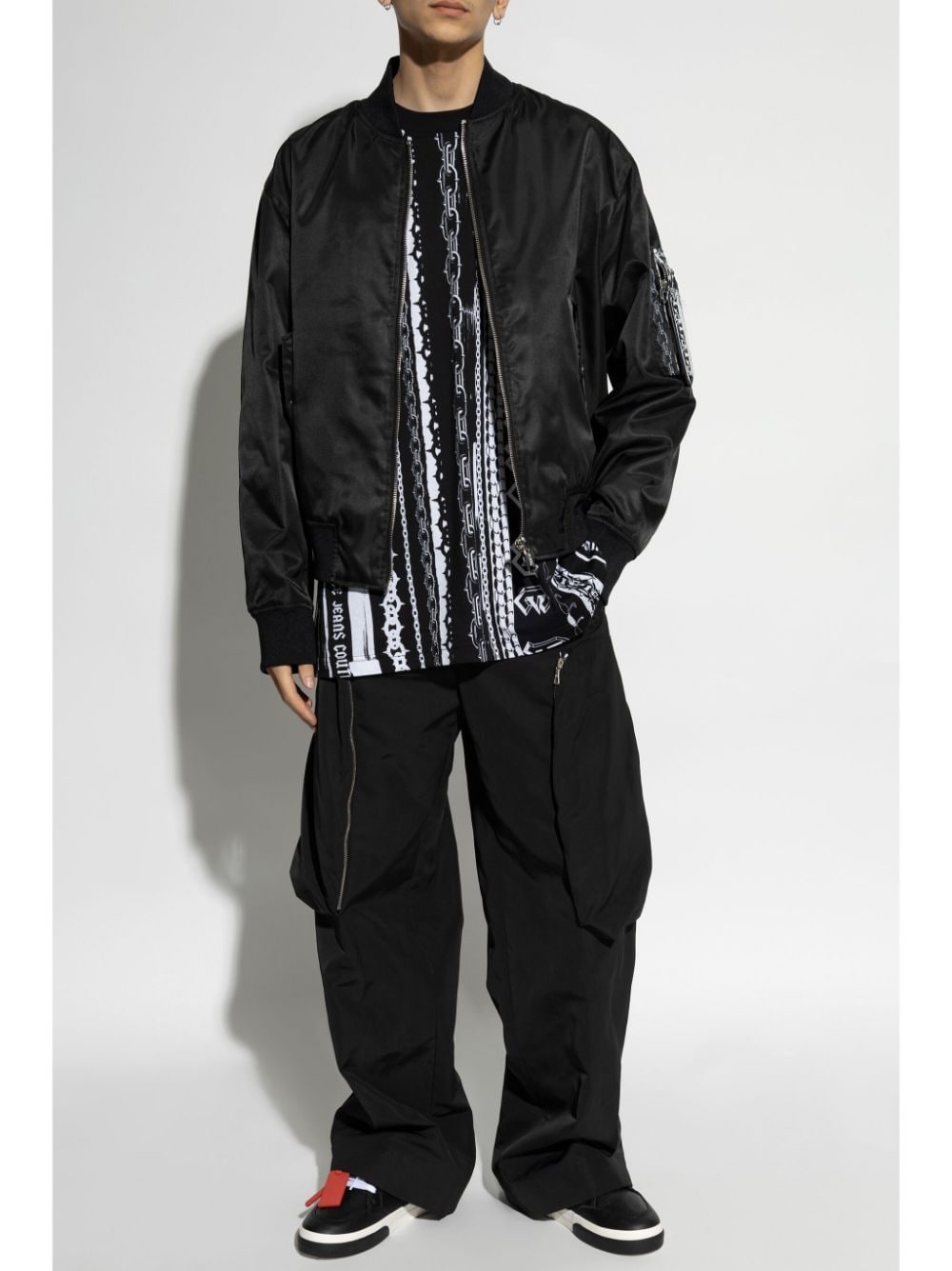 Striped bomber jacket - 2