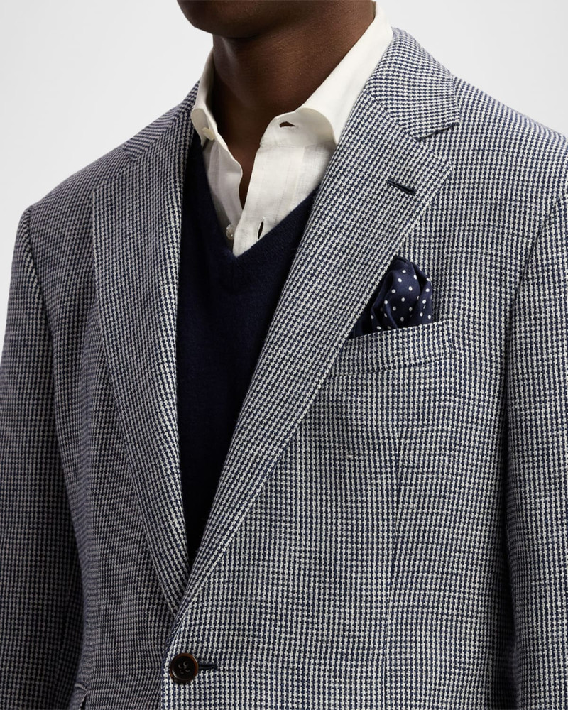 Men's Tickweave Micro-Houndstooth Sport Coat 6